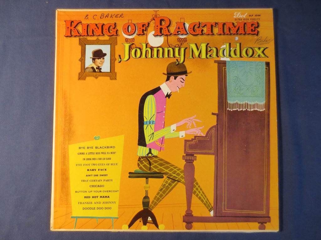 Johnny Maddox – King of Ragtime (1957) Vinyl LP
