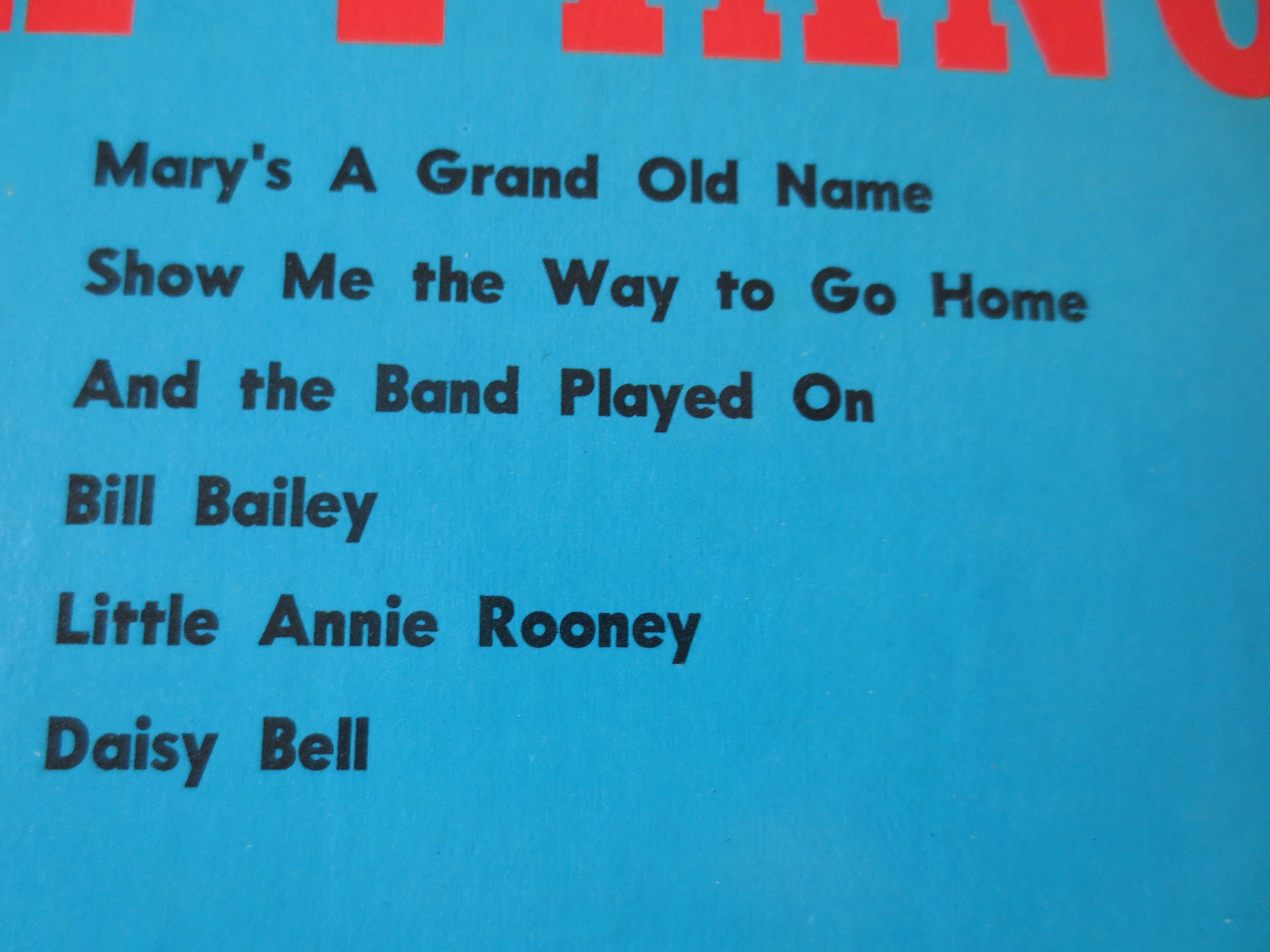 Ragtime Cowboy Moe – Honky Tonk Piano (1953) Vinyl LP