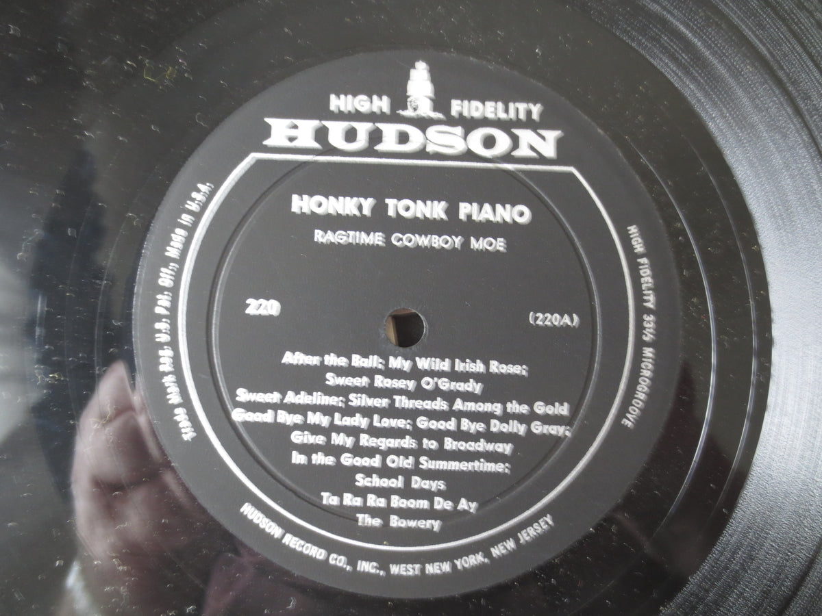 Ragtime Cowboy Moe – Honky Tonk Piano (1953) Vinyl LP