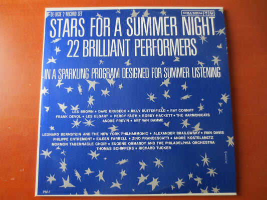 STARS For A SUMMER NIGHT, Columbia Records, Jazz Records, Swing Records, Swing Lps, Vinyl, Vintage Vinyl, Lps, 1961 Records