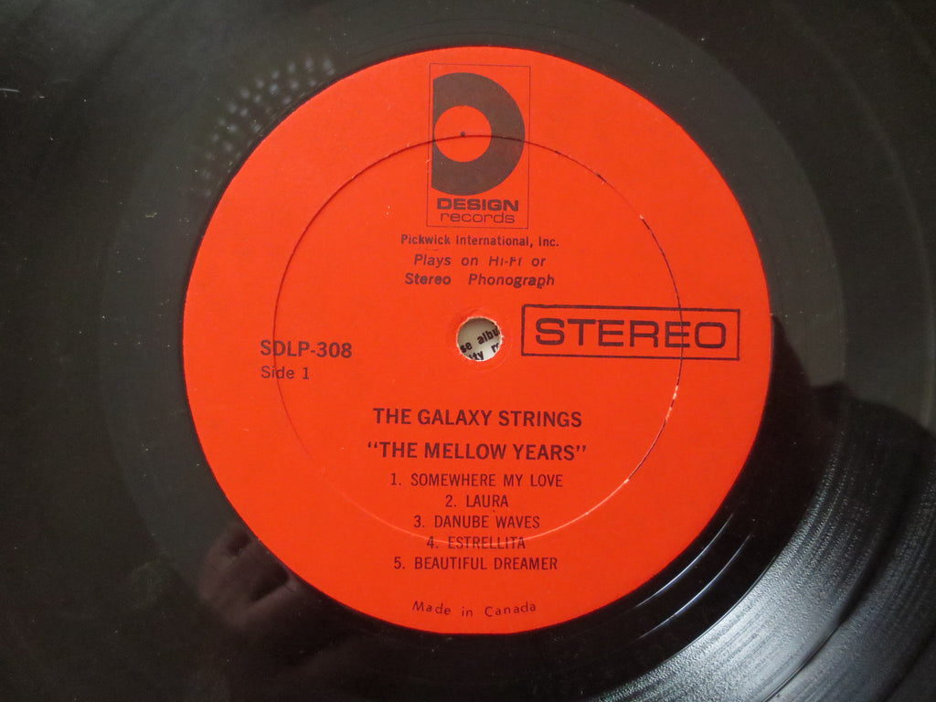 The Galaxy Strings – The Mellow Years (1971) Vinyl LP