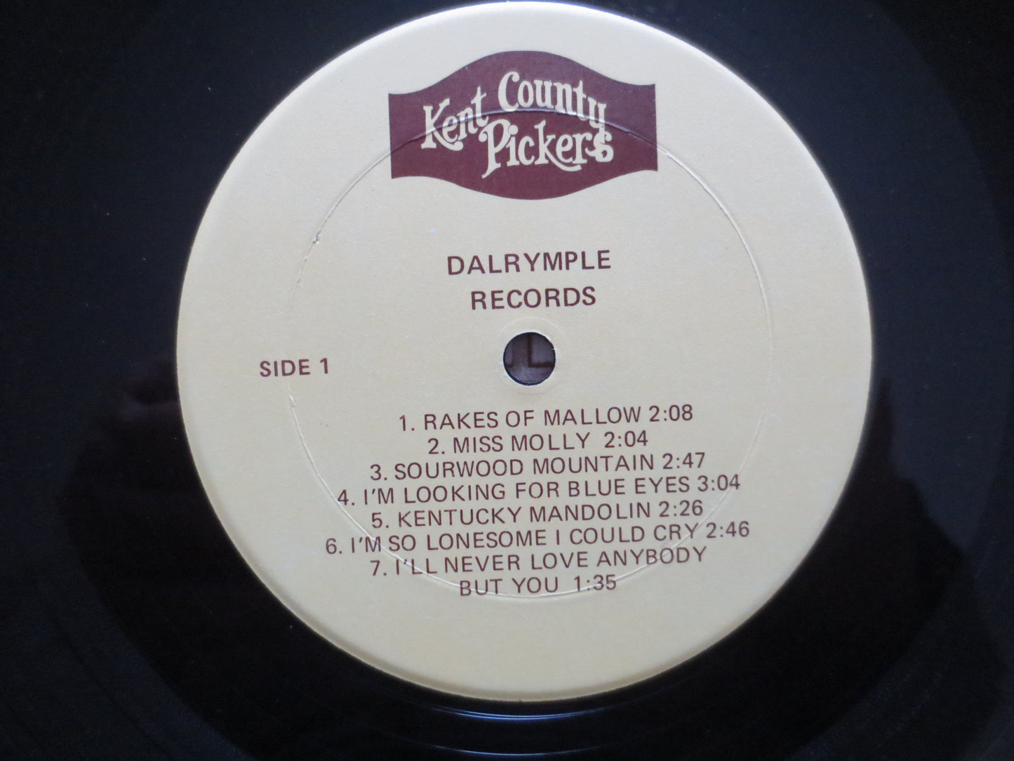 KENT COUNTY PICKERS, Bluegrass Album, Country Album, Country Record, Country Vinyl, Folk Record, Folk Album, 1978 Records