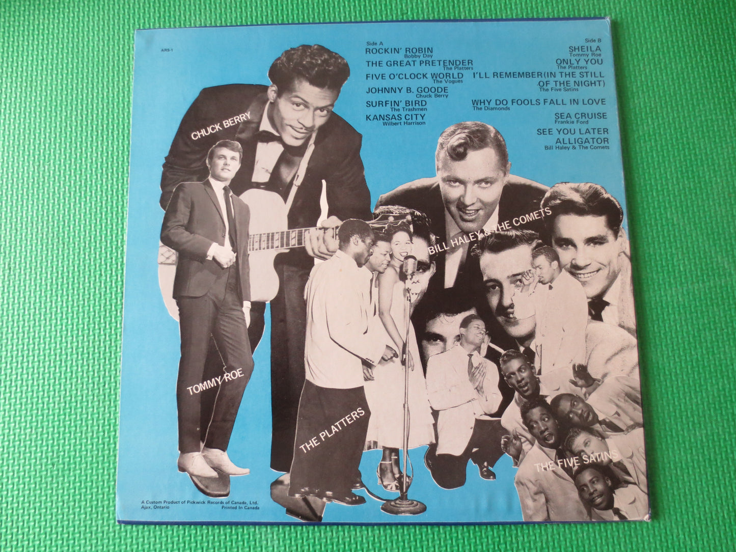 HAPPY DAYS, ROCK and Roll, Vintage Vinyl, The Trashmen, Tommy Roe, The Five Satins, The Vogues, Rock Albums, 1976 Records