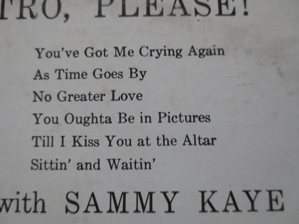 Sammy Kaye – Music Maestro Please (1955) Vinyl LP