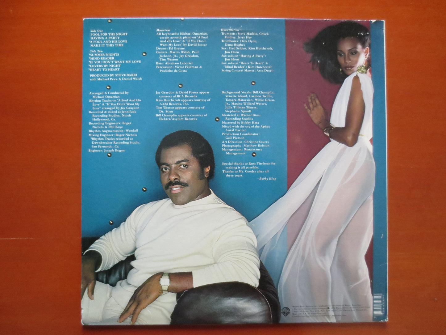 BOBBY KING, Bobby KING Album, Bobby King Vinyl, Bobby King Records, Vintage Vinyl, Vinyl Record, Vinyl Lp, 1981 Records