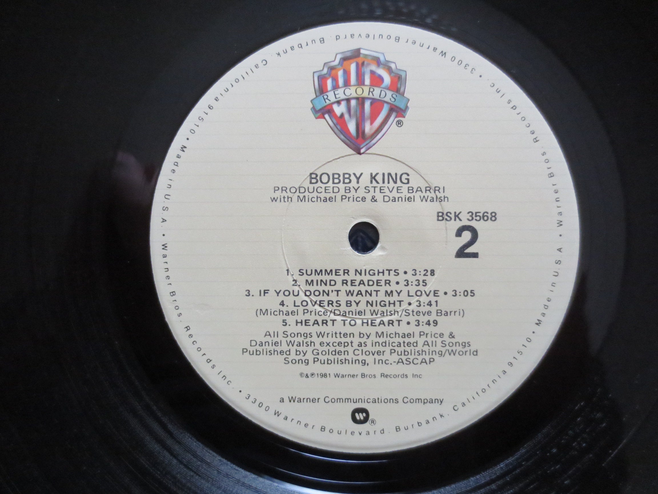 Bobby King – Bobby King (1981) [Vinyl LP]