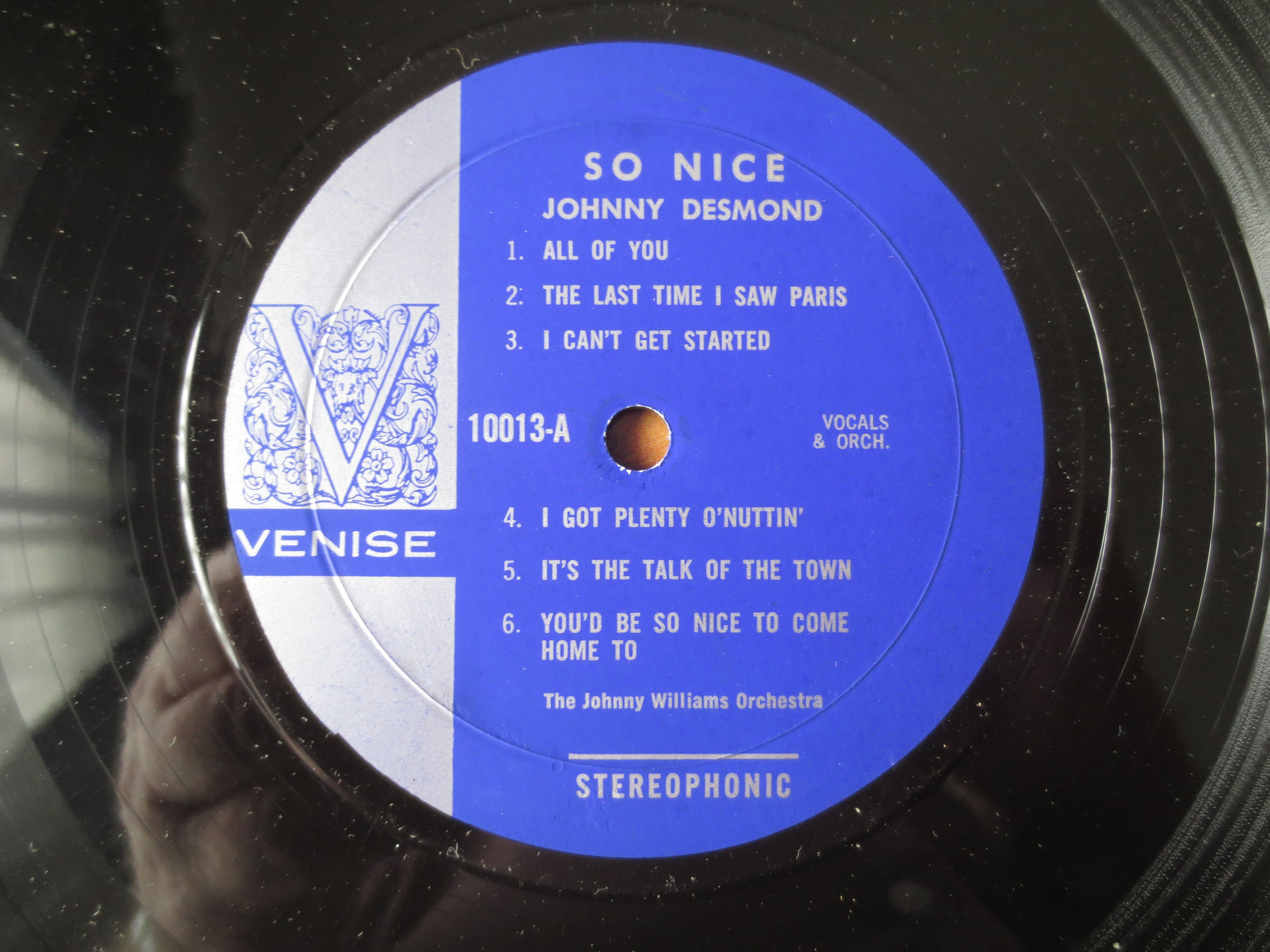 Johnny Desmond – So Nice! (1961) Vinyl LP
