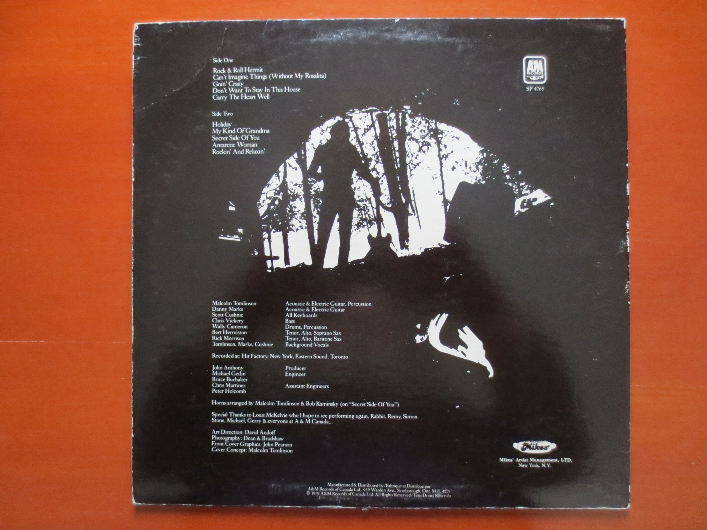 Malcolm Tomlinson – Rock and Roll Hermit (1979) Vinyl LP