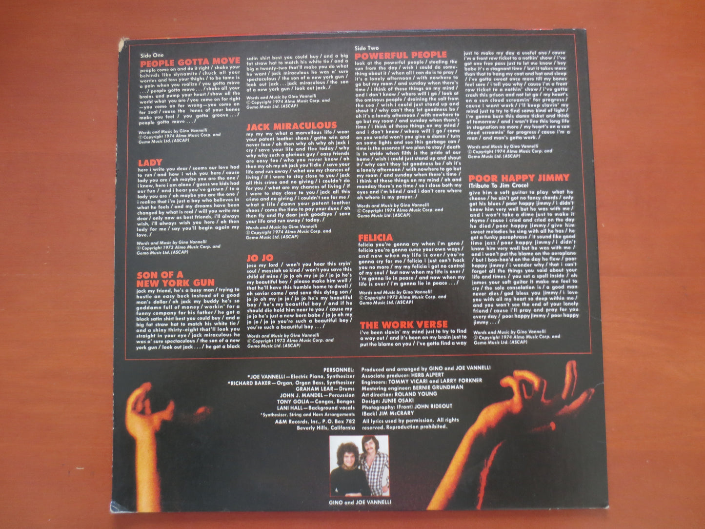 GINO VANNELLI, Powerful PEOPLE, Rock Record, Rock Vinyl, Vintage Vinyl, Record Vinyl, Vinyl Record, Vinyl Lps, 1974 Records
