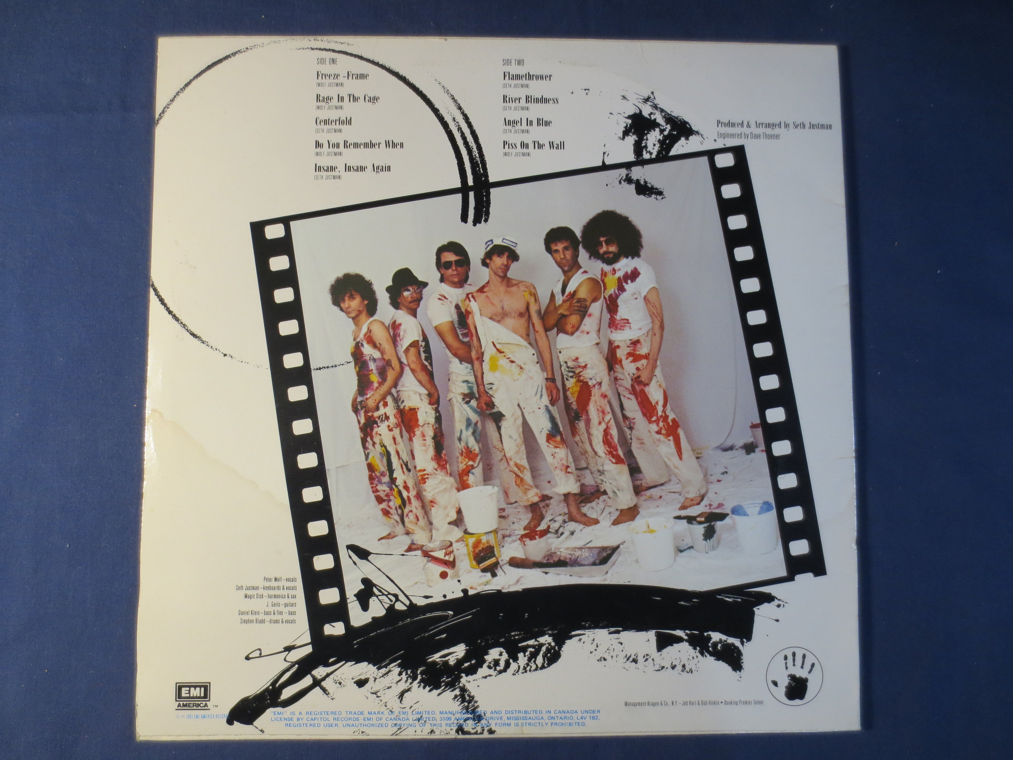 The J. Geils Band – Freeze Frame (1981) Vinyl LP