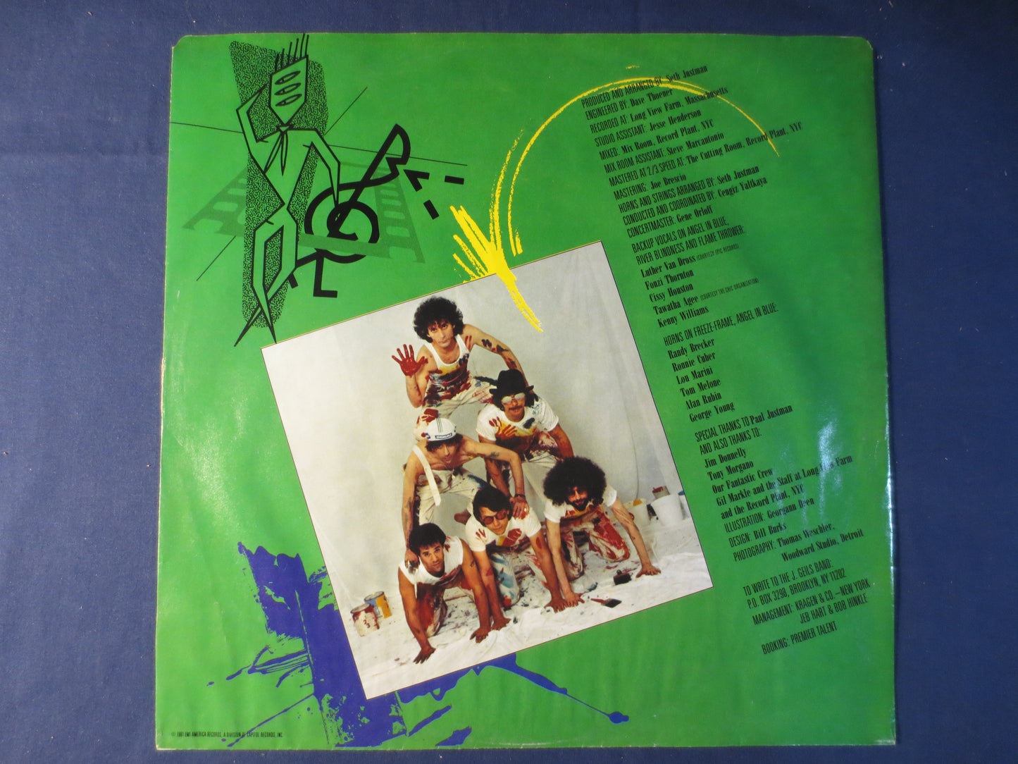 The J. GEILS BAND, Freeze Frame, Rock Record, Rock Vinyl, Vintage Vinyl, Record Vinyl, Record, Vinyl Record, 1981 Records