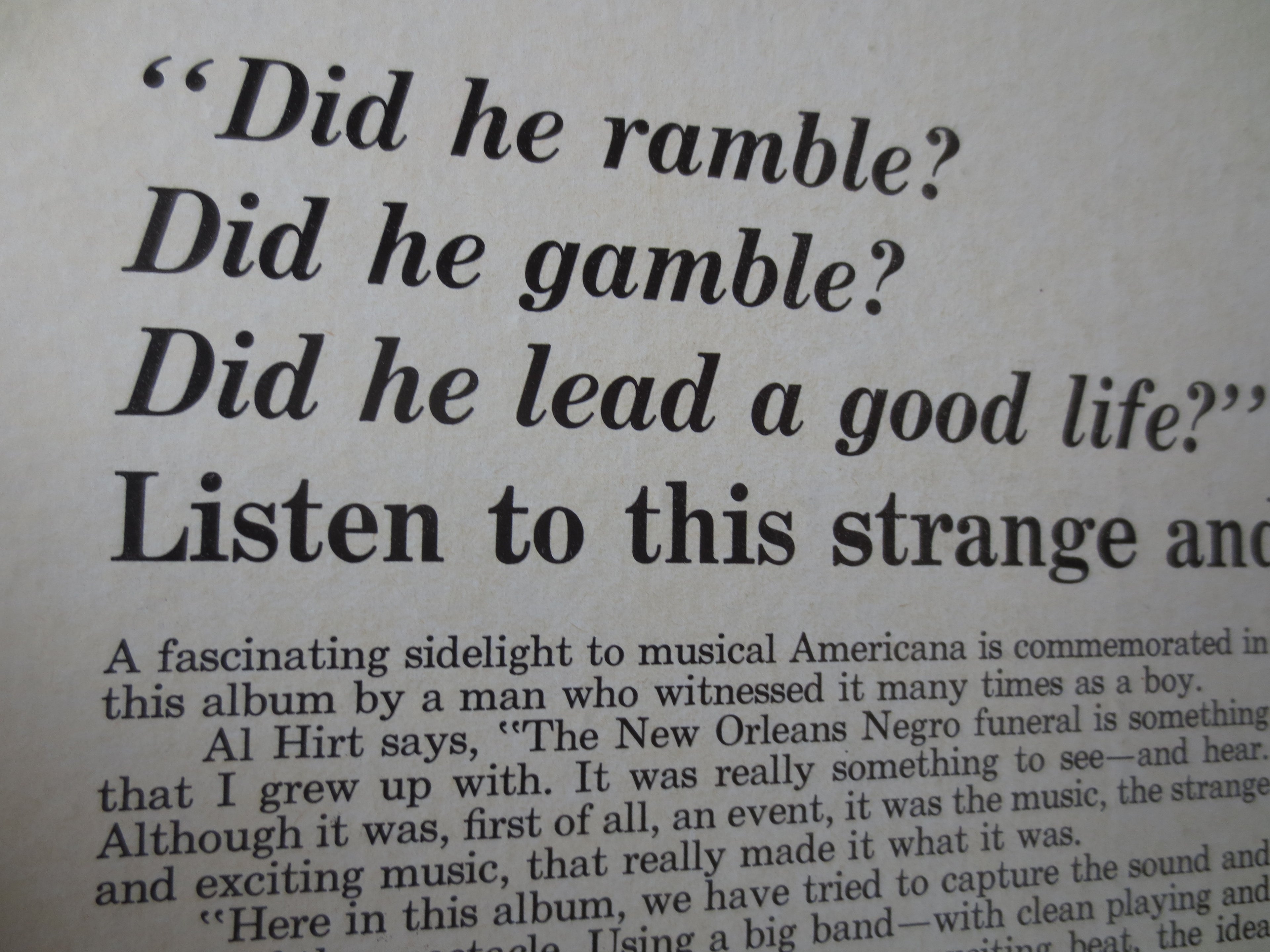 Al Hirt – Struttin' Down Royal Street (1967) Vinyl LP