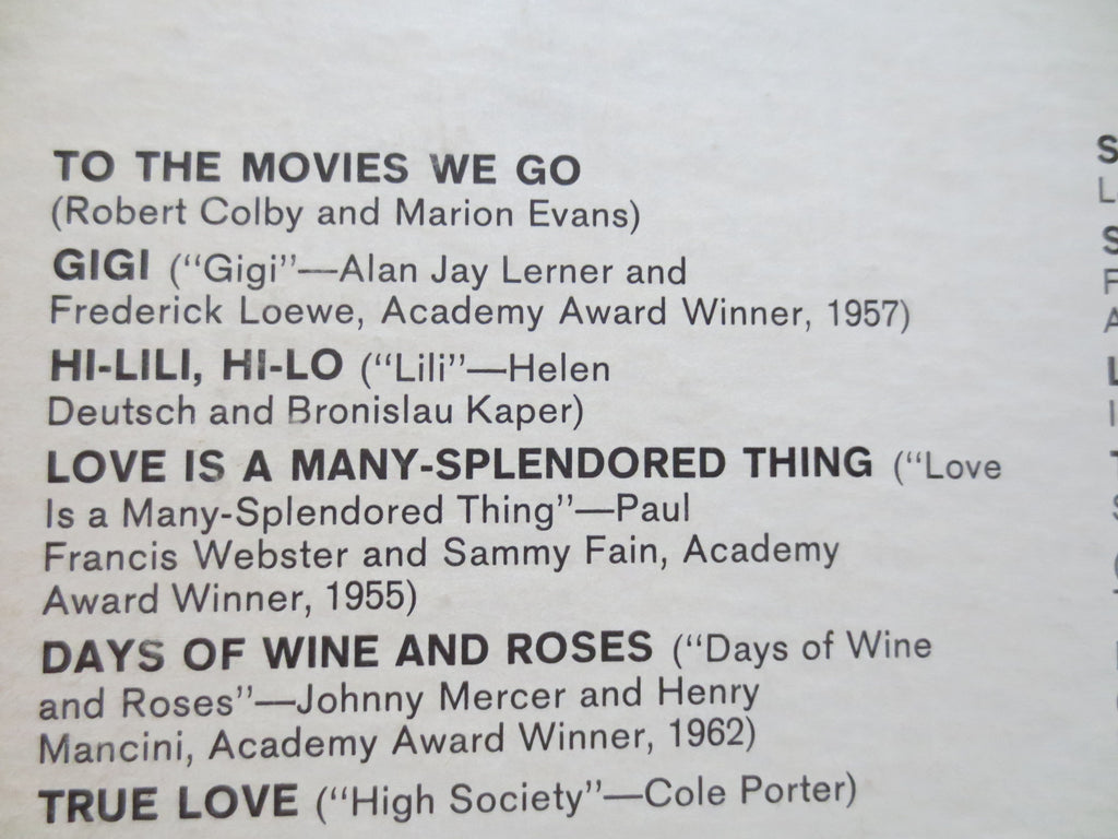 Steve & Eydie – At the Movies (1963) Vinyl LP