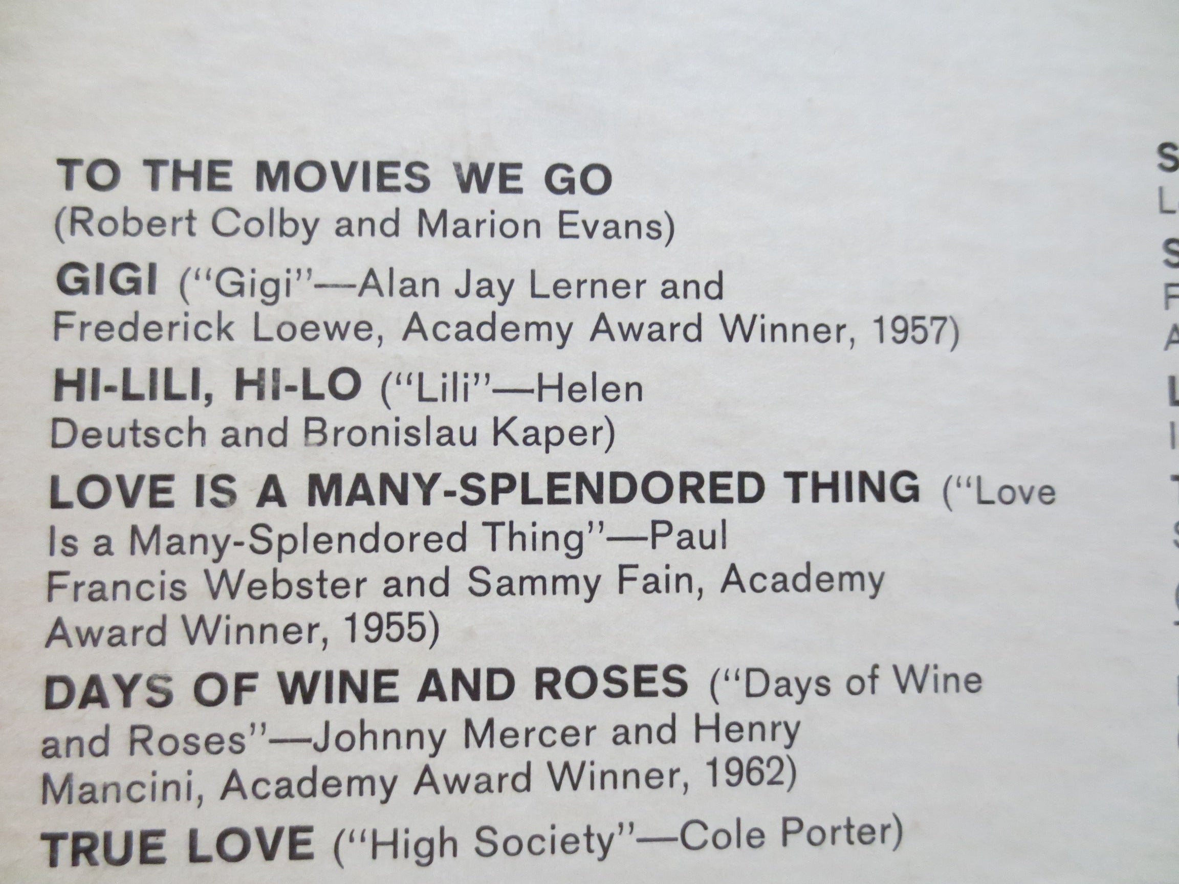 Steve & Eydie – At the Movies (1963) Vinyl LP