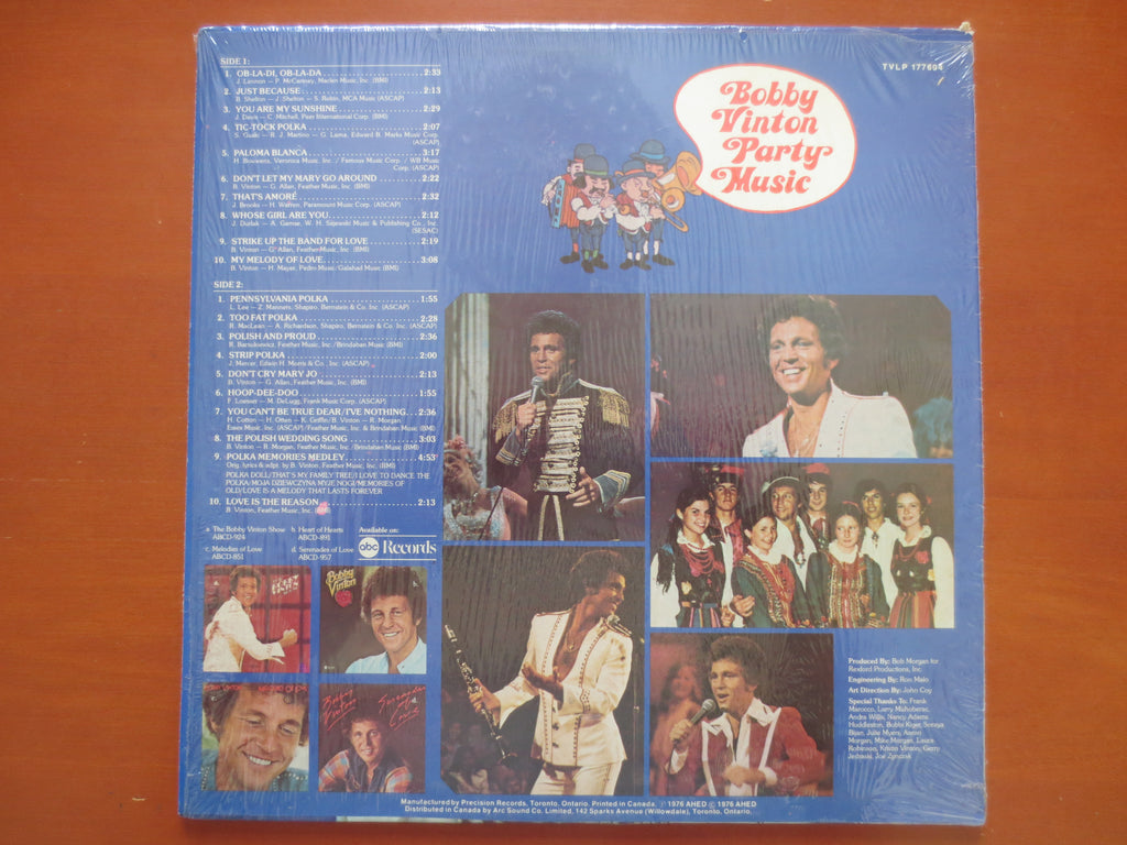Bobby Vinton – Party Music (1976) Vinyl LP