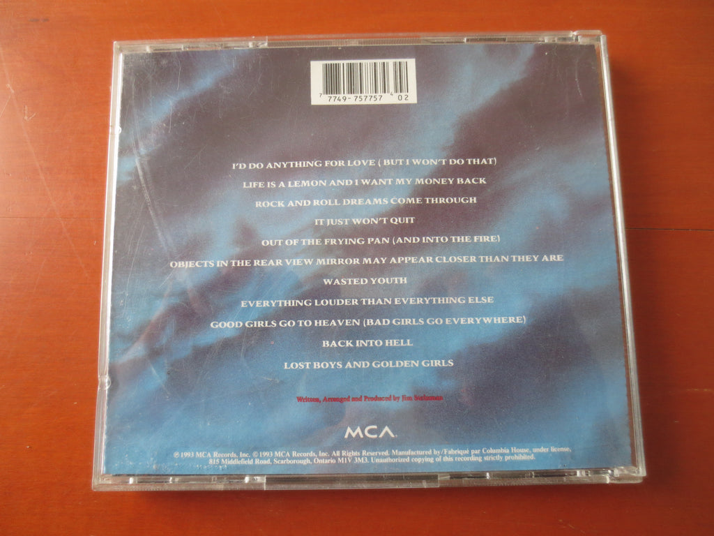 Meat Loaf – Bat Out of Hell II: Back into Hell (1993) CD
