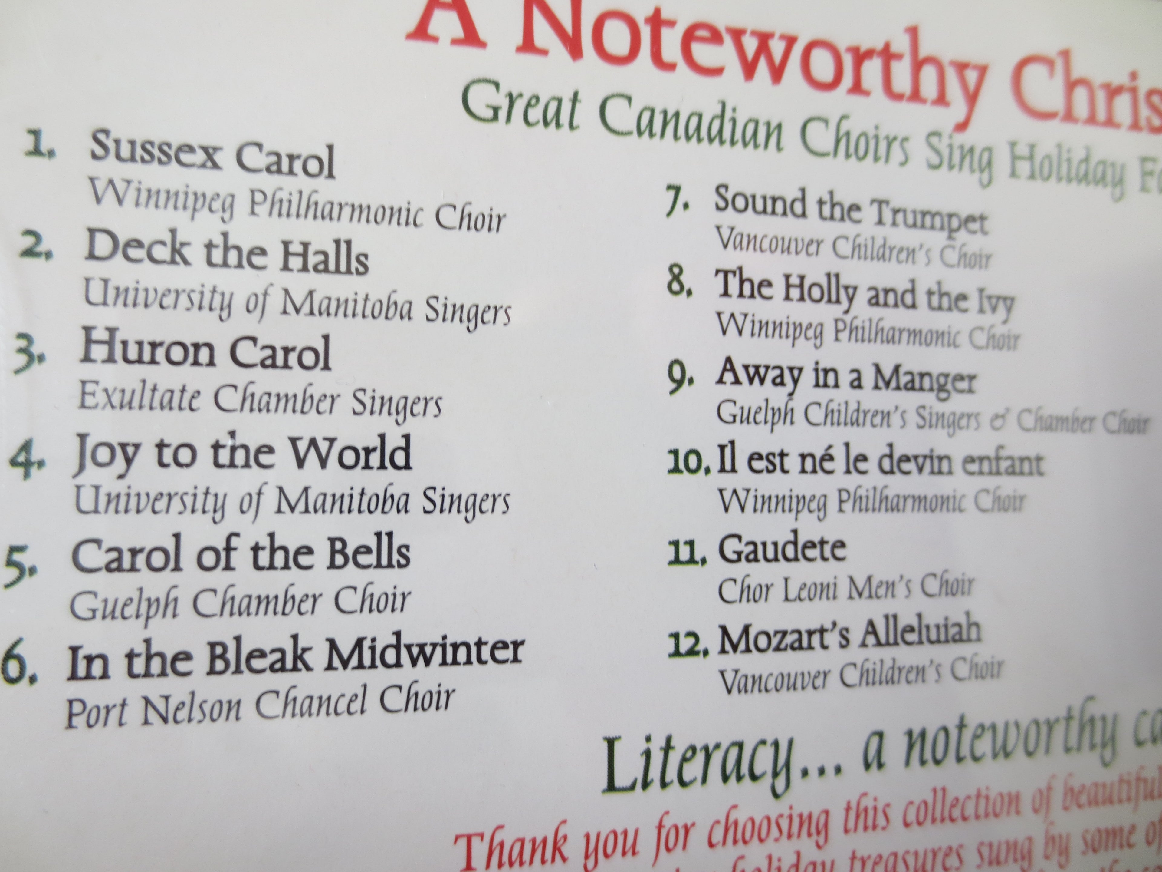 Christmas Choirs – Christmas Music CD