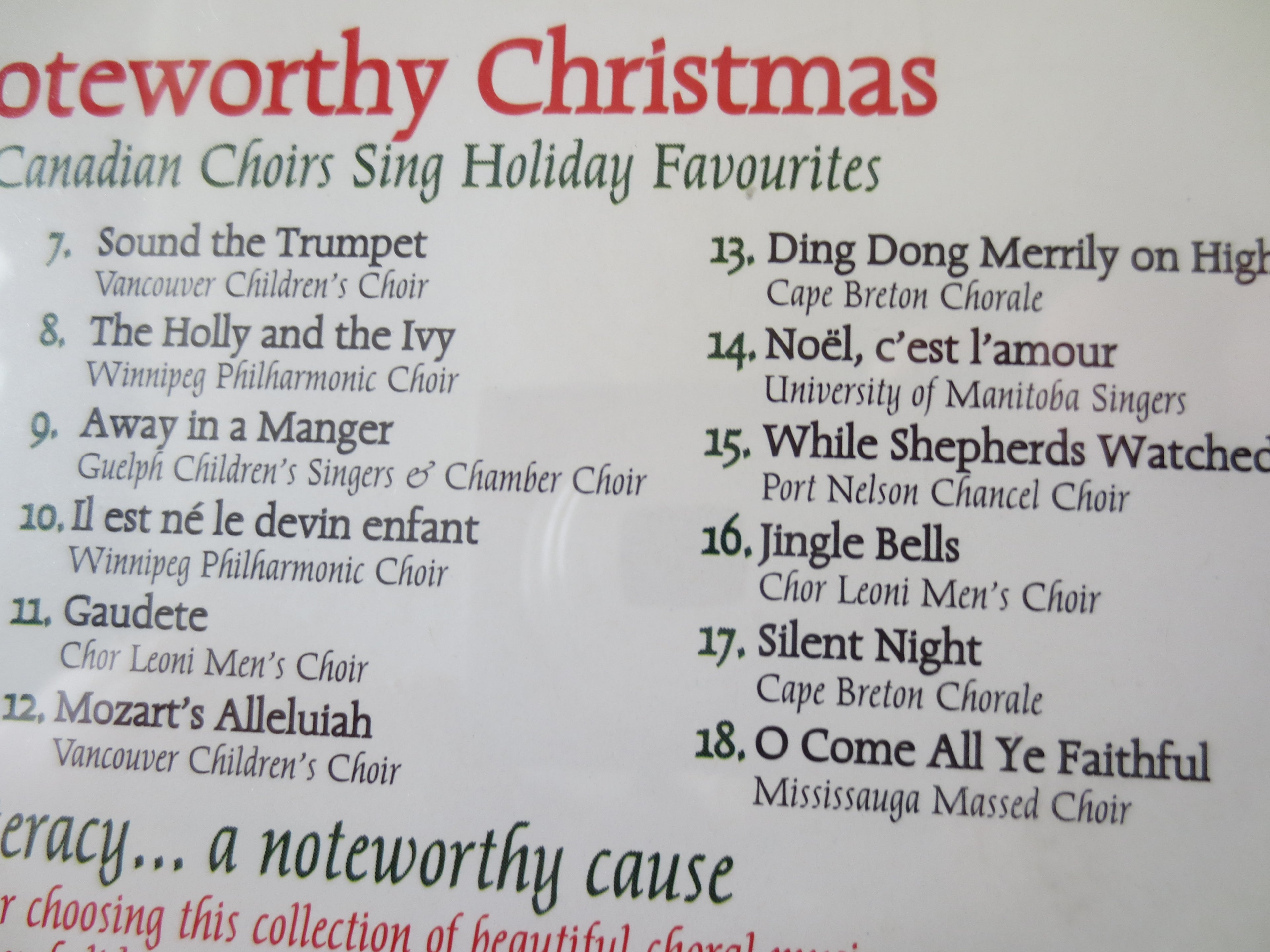 Christmas Choirs – Christmas Music CD