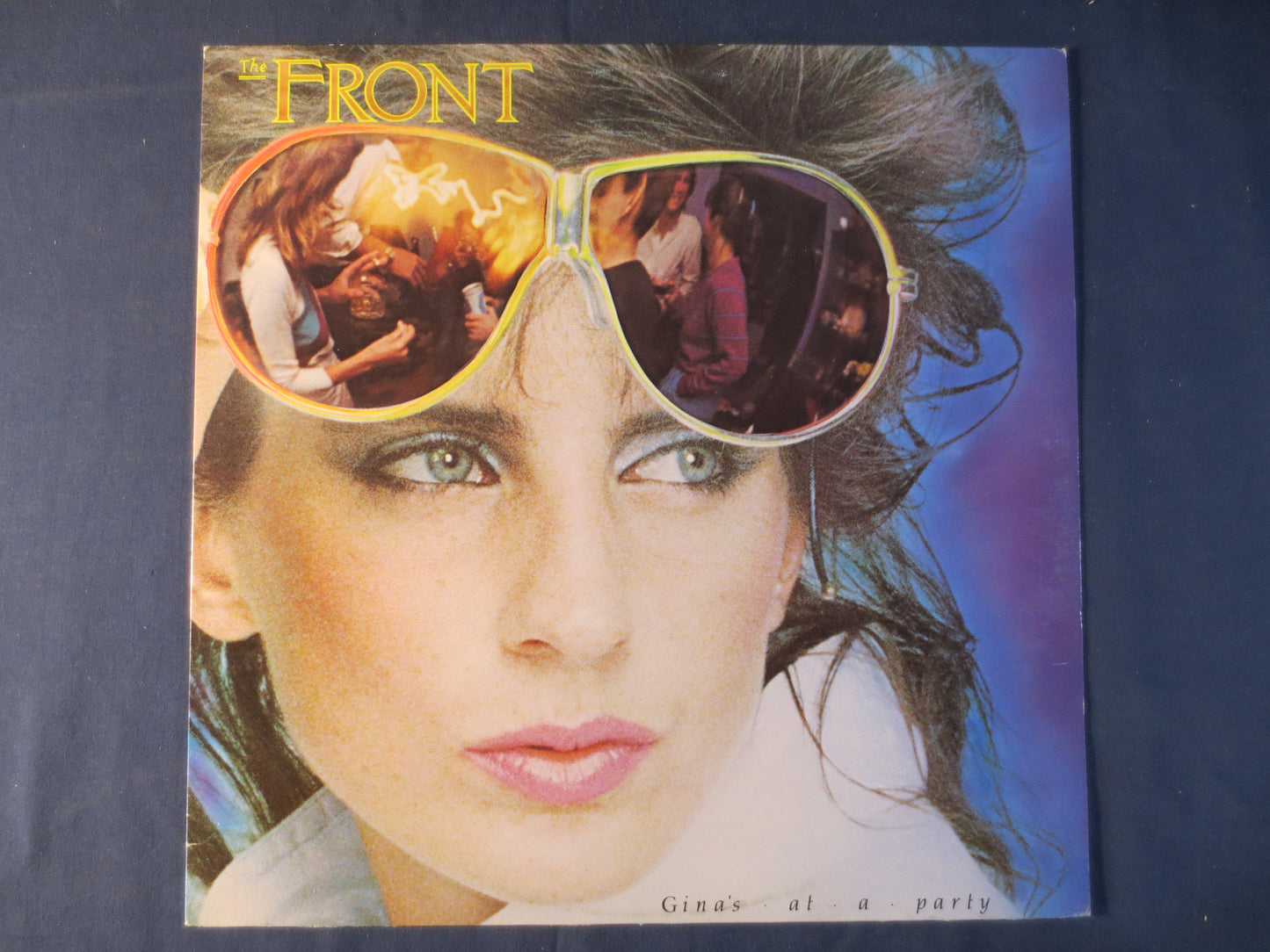 The FRONT, GINA'S at a PARTY, First Records, Debut Record, Vintage Vinyl, Record Vinyl, Record, Vinyl Record, 1983 Records