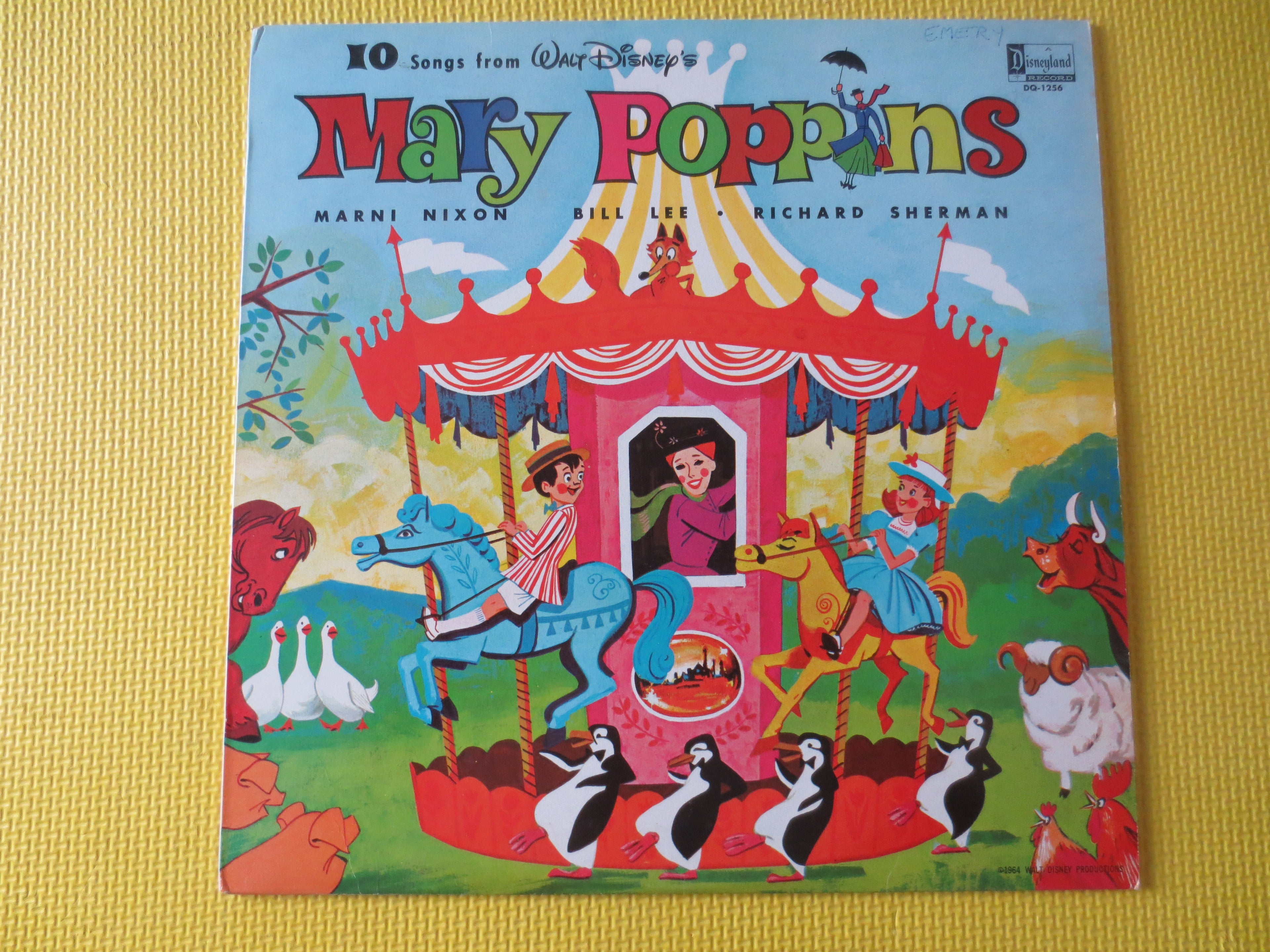 Mary Poppins – Disneyland Records (1964) Vinyl LP