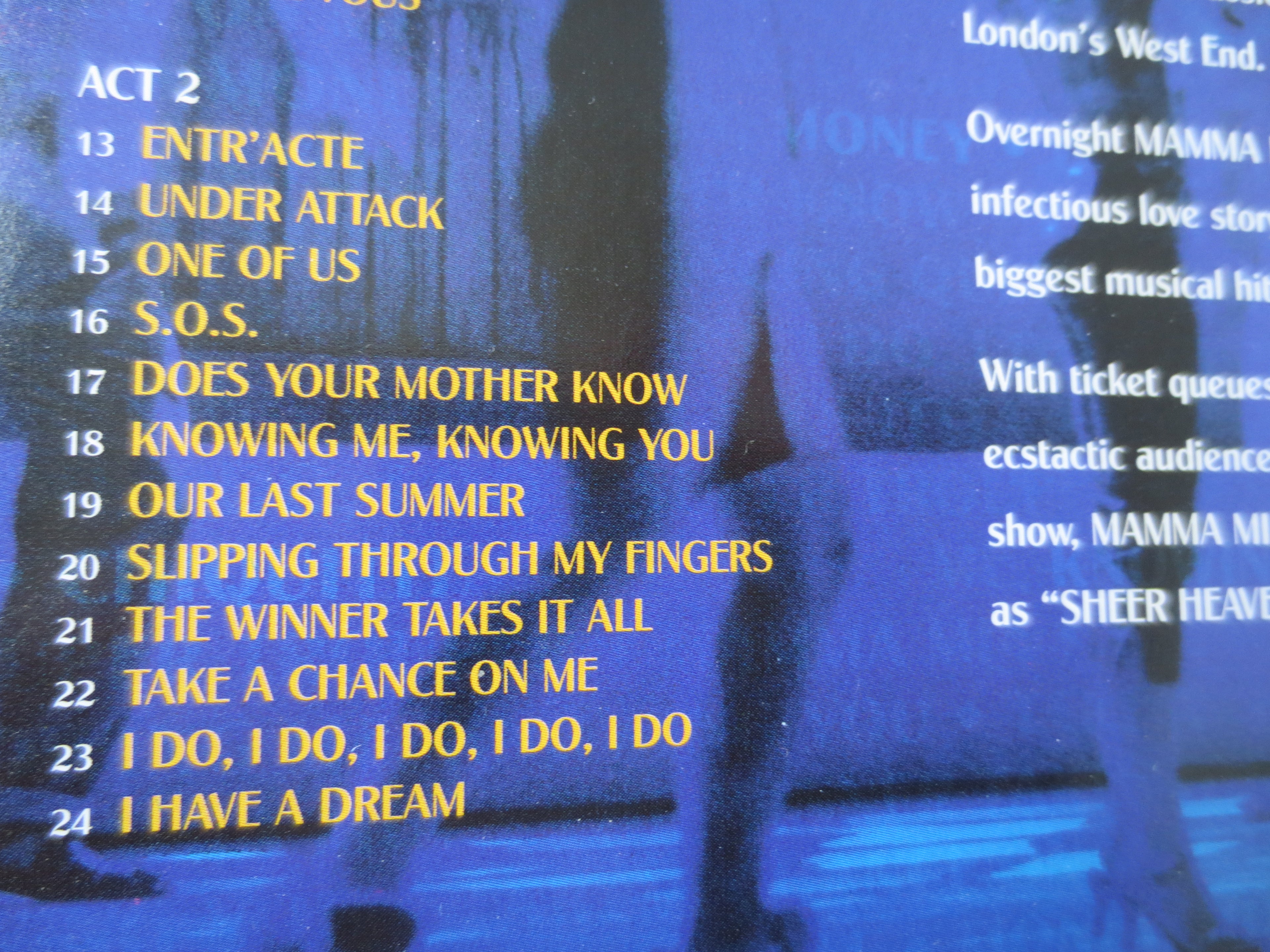 ABBA – Mamma Mia! The Album (1999) CD
