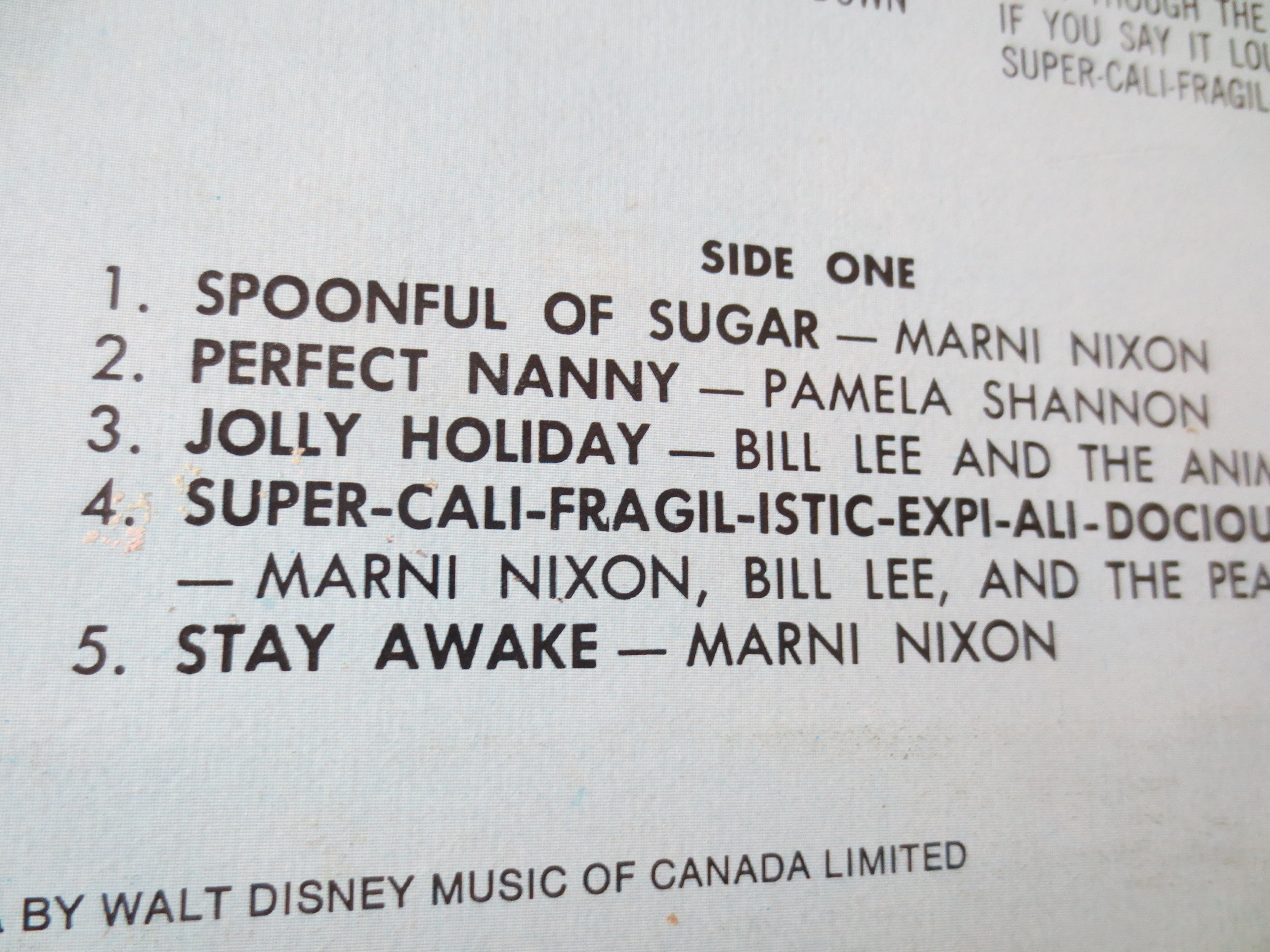 Mary Poppins – Disneyland Records (1964) Vinyl LP