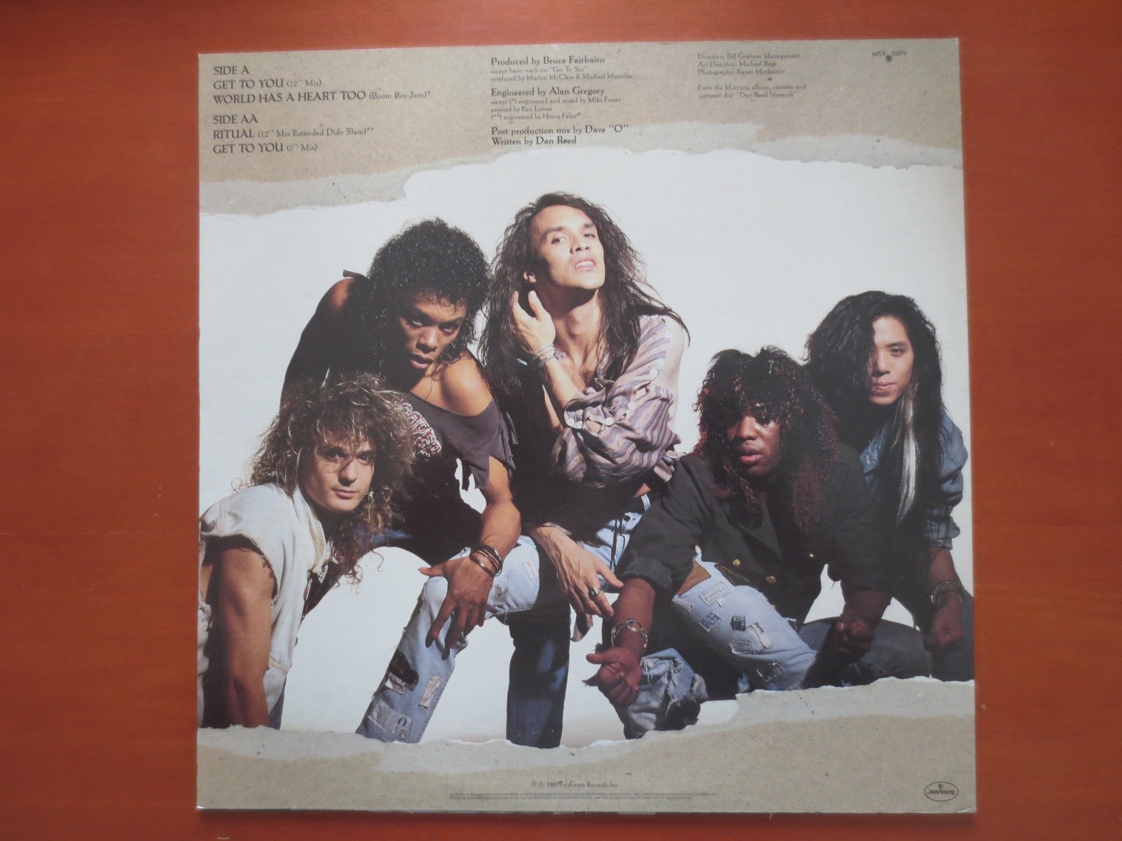 Dan Reed Network – Get to You (1988) Vinyl EP