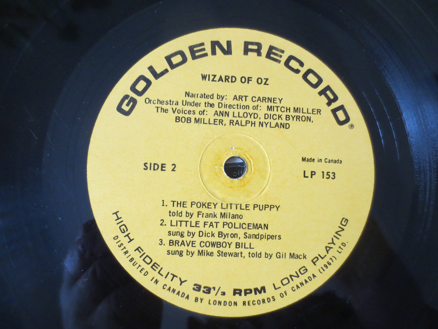 The WIZARD of OZ, ART Carney lp, Vintage Vinyl, Wizard of Oz Records, Childrens lps, Kids Albums, Vinyl Album, 1974 Records