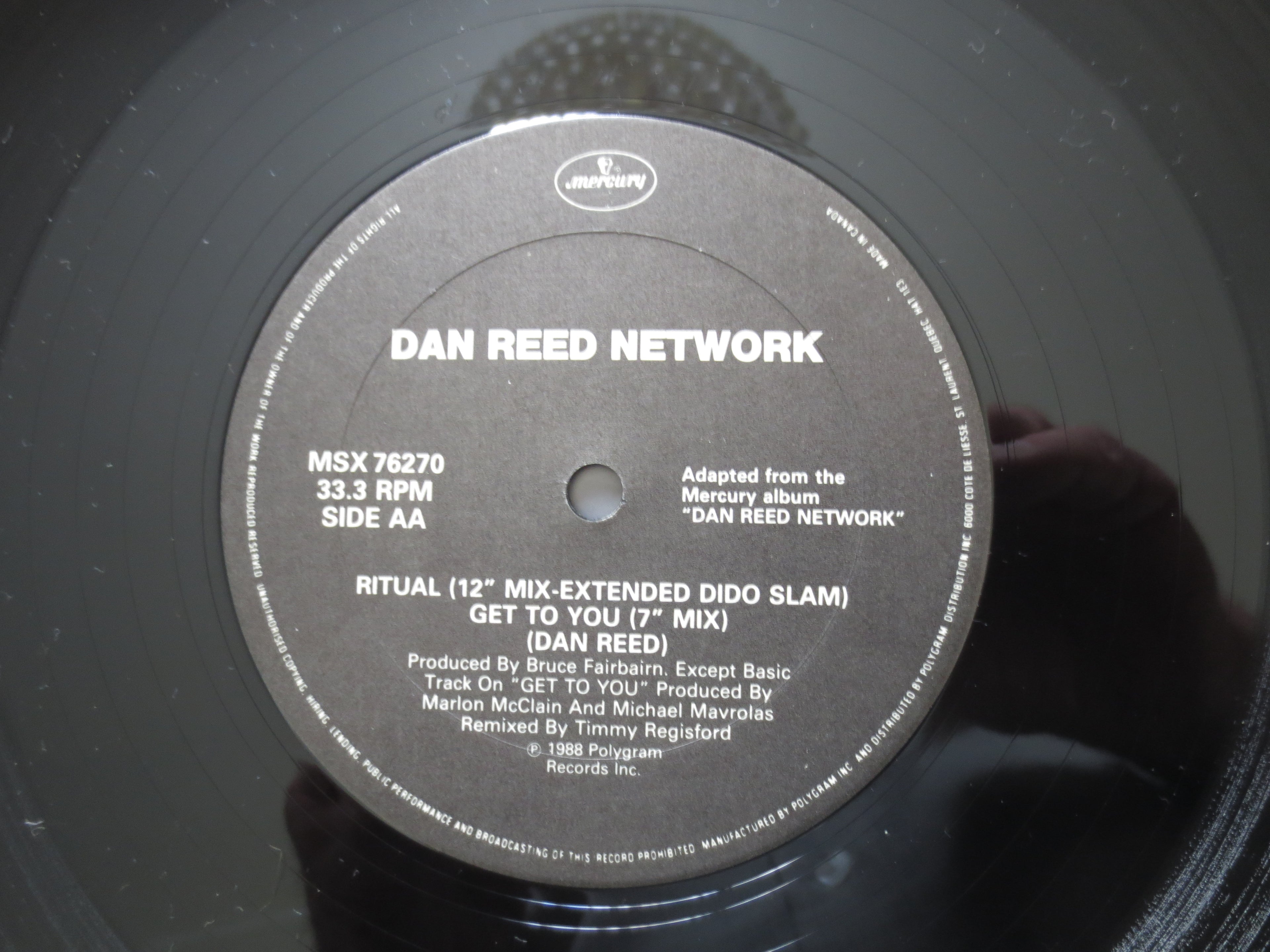 Dan Reed Network – Get to You (1988) Vinyl EP