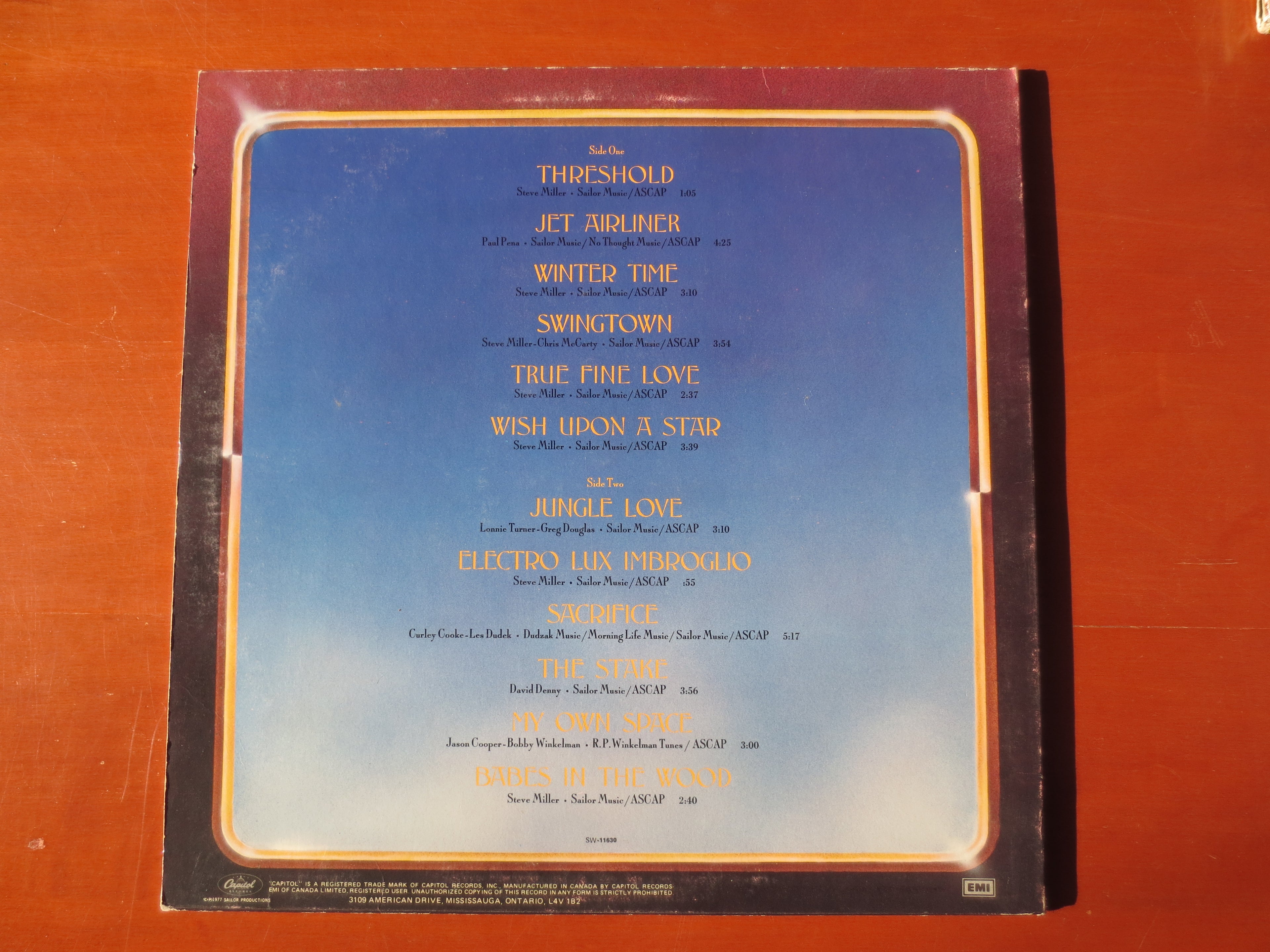 Steve Miller Band – Book of Dreams (1977) Vinyl LP
