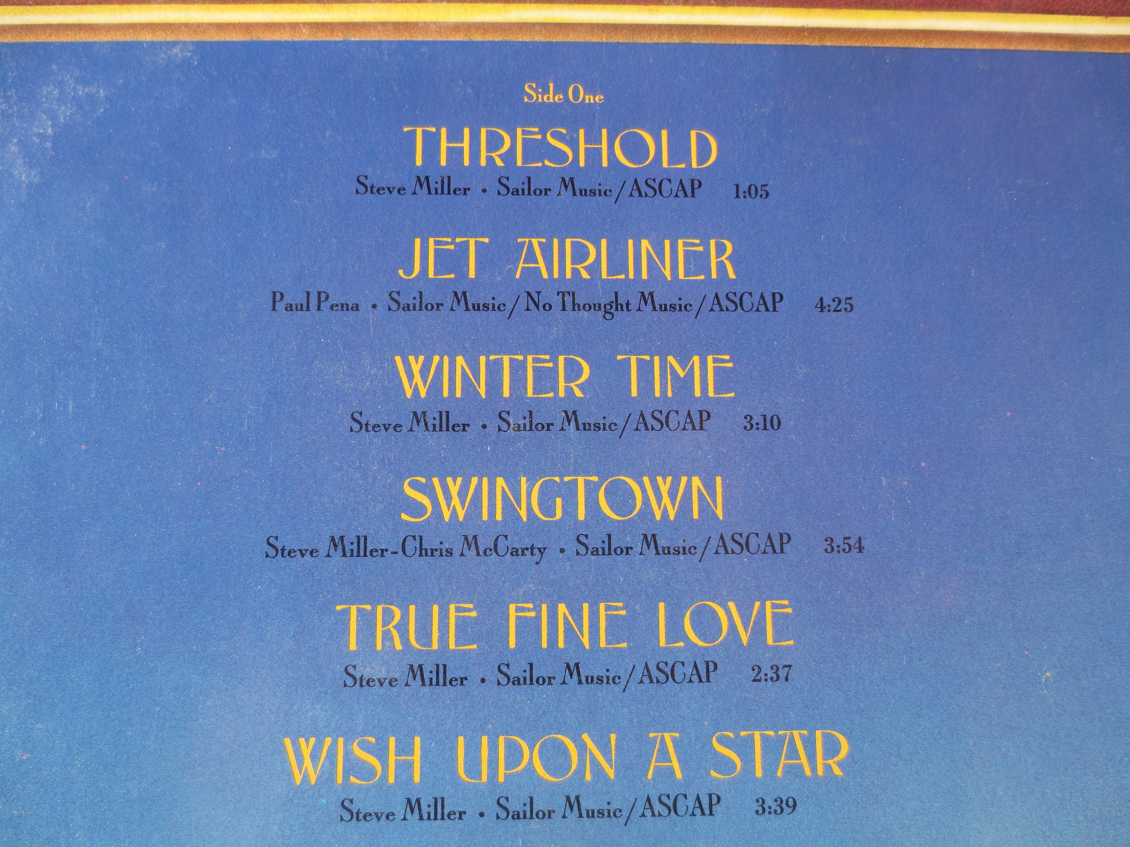 Steve Miller Band – Book of Dreams (1977) Vinyl LP