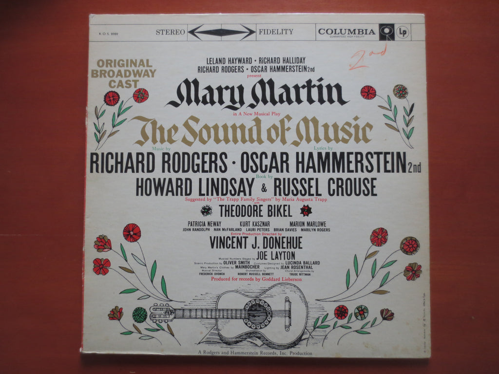 Mary Martin – The Sound of Music (Original Broadway Cast, 1959) Vinyl LP