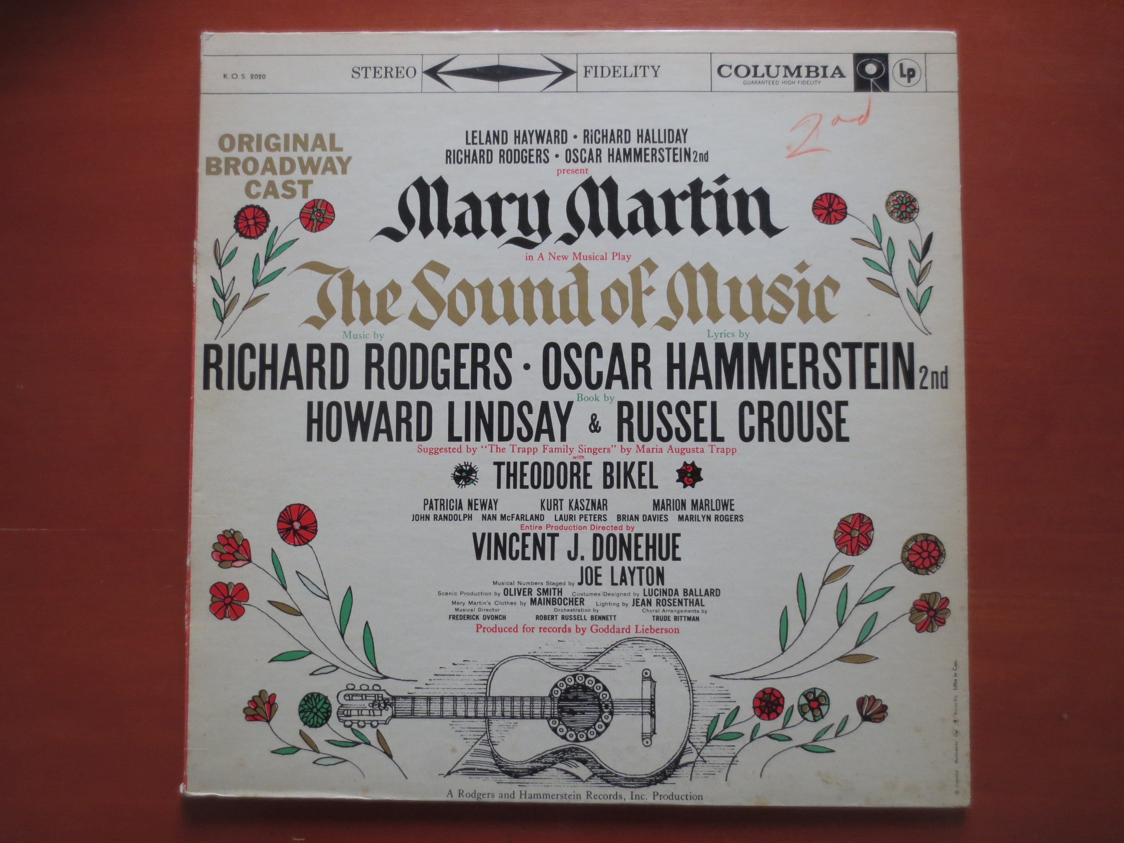 Mary Martin – The Sound of Music (Original Broadway Cast, 1959) Vinyl LP