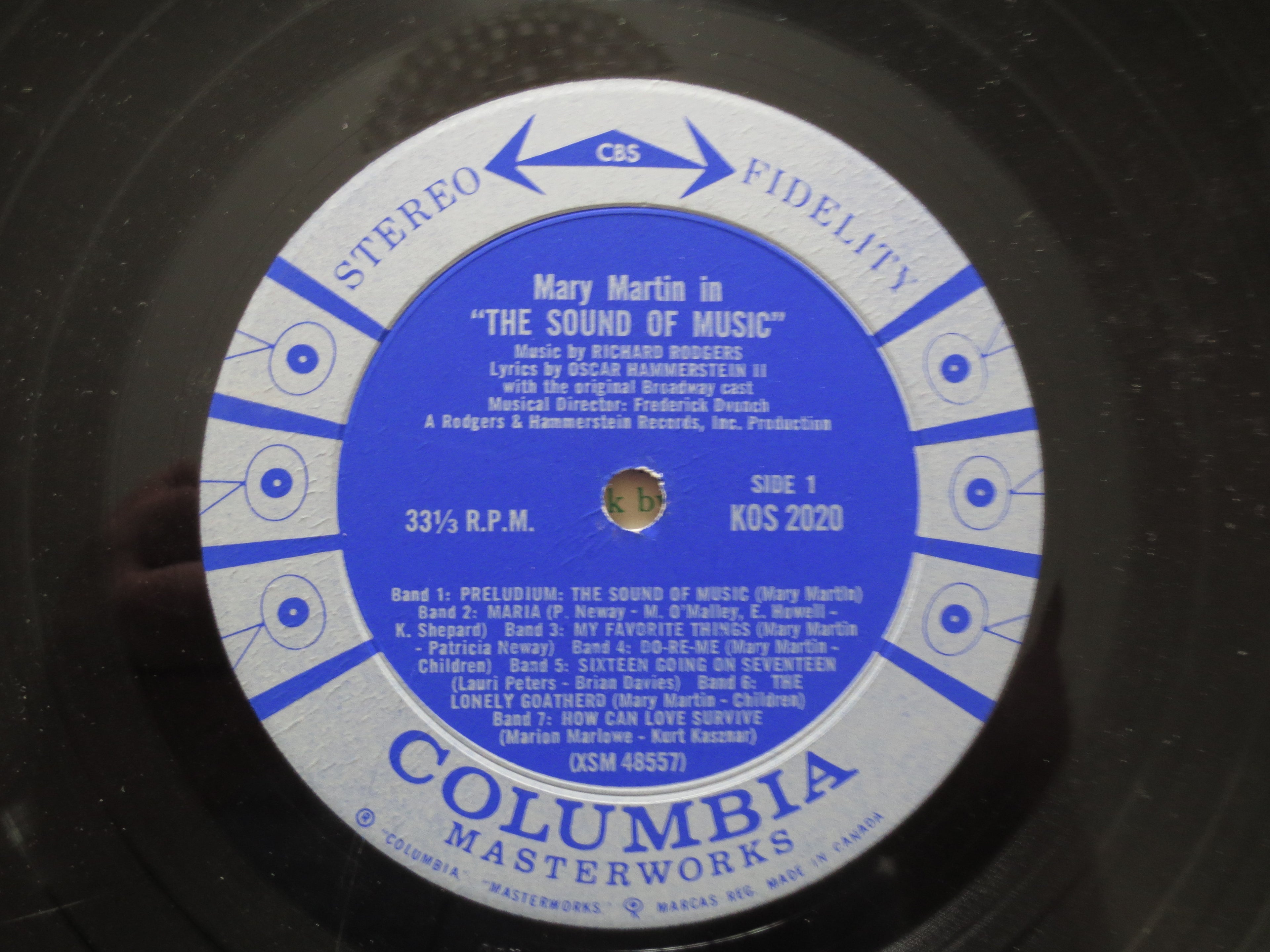 Mary Martin – The Sound of Music (Original Broadway Cast, 1959) Vinyl LP