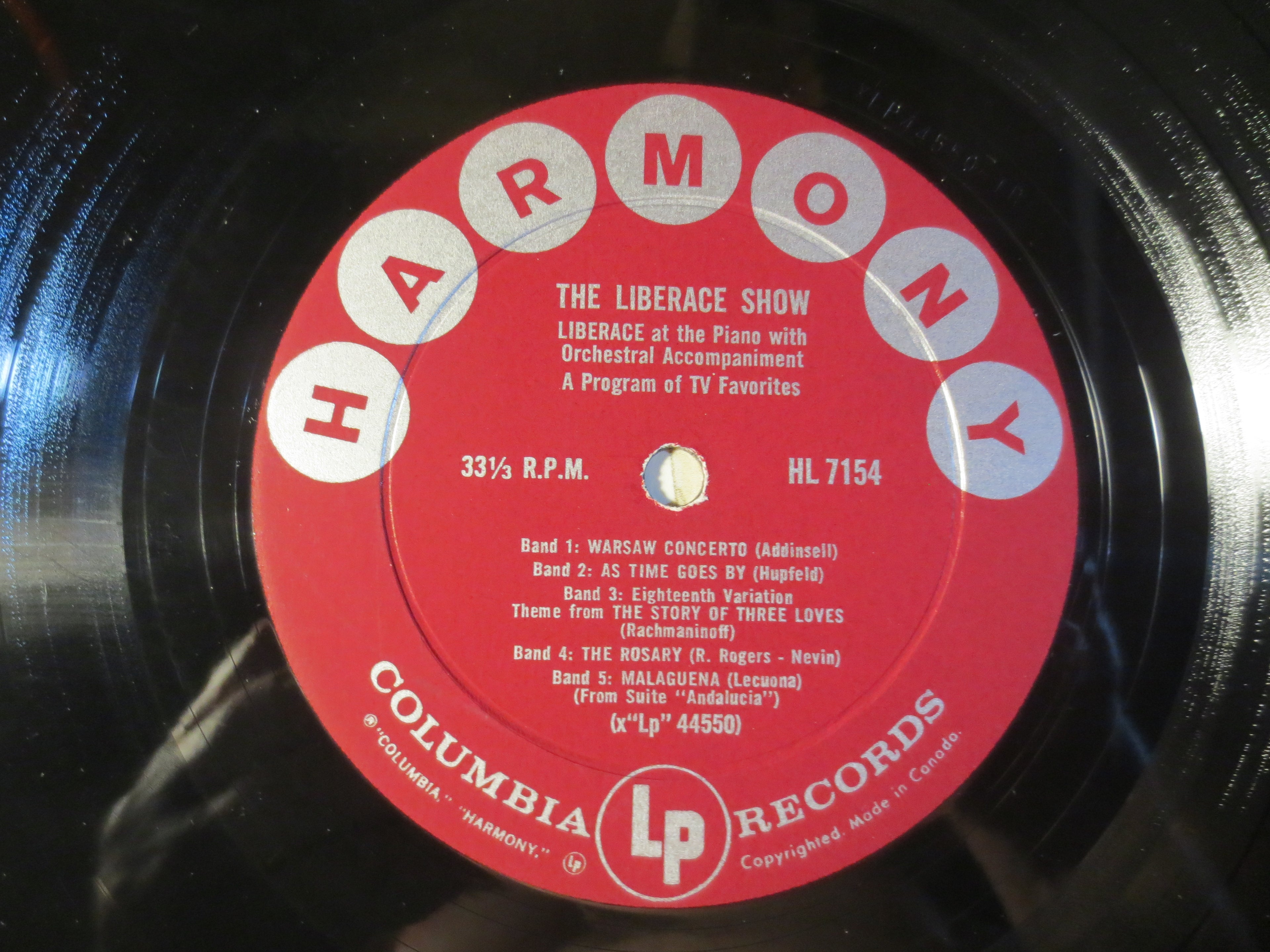 Liberace – The Liberace Show (1958) Vinyl LP