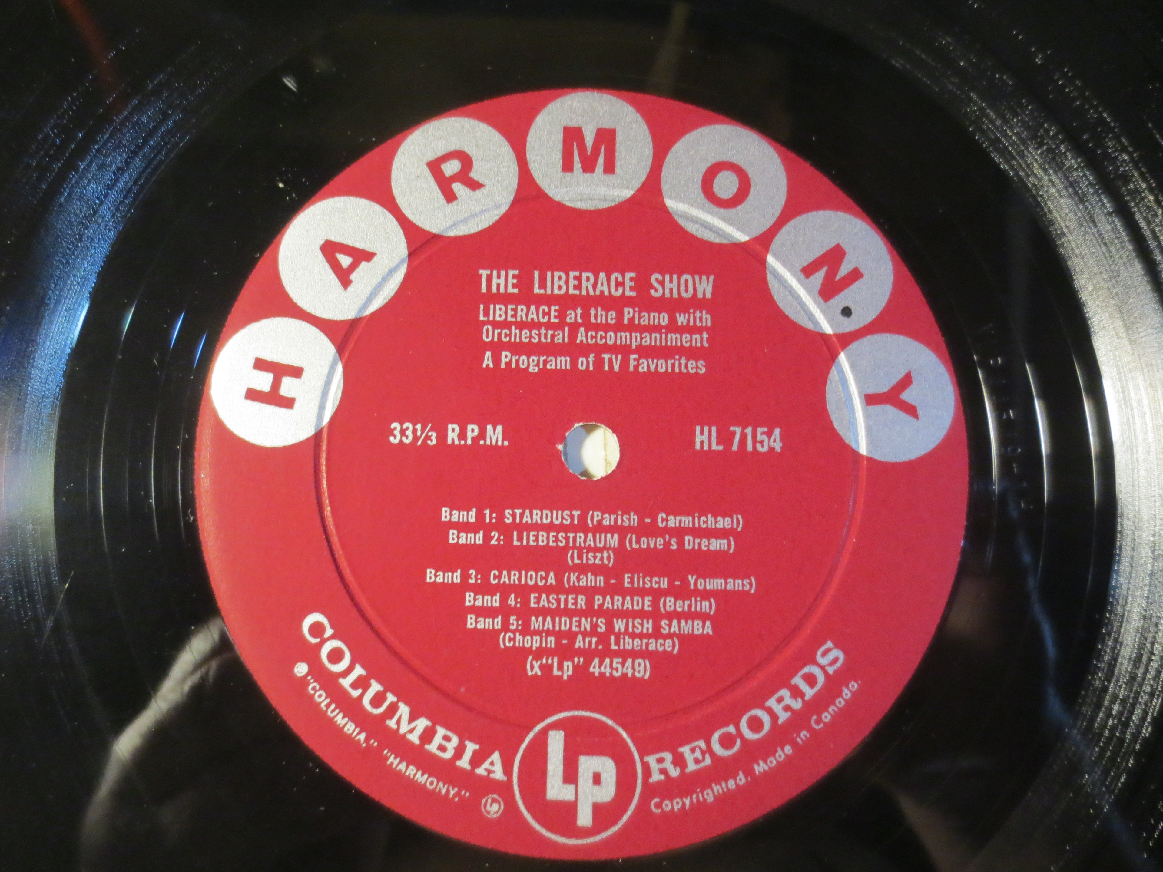 Liberace – The Liberace Show (1958) Vinyl LP