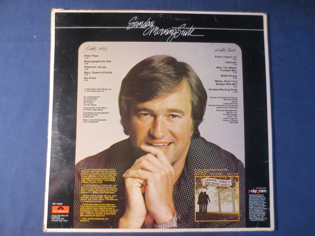 Frank Mills – Sunday Morning Suite (1979) Vinyl LP