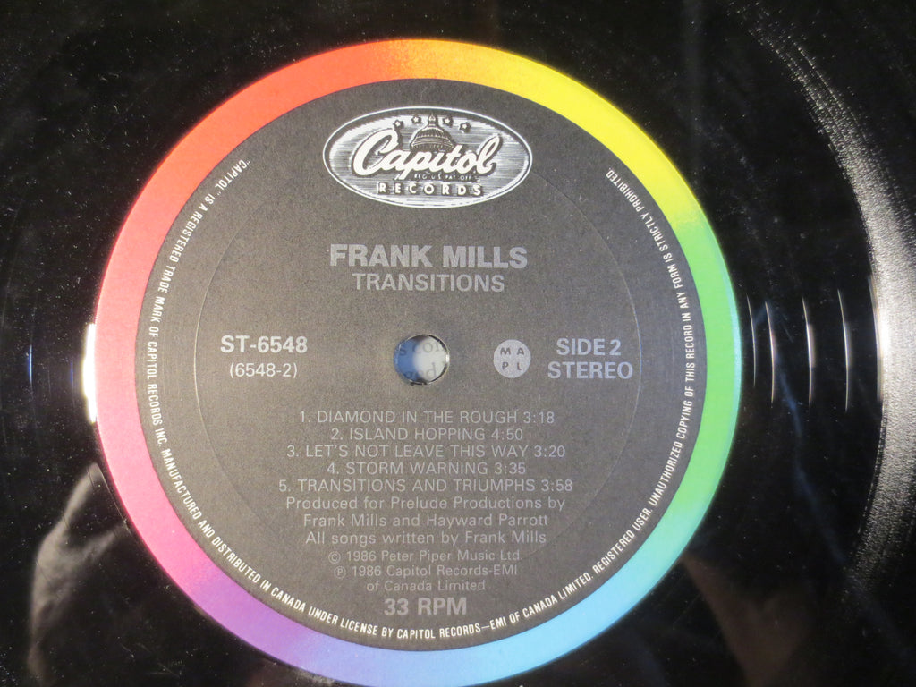 Frank Mills – Transitions (1986) Vinyl LP