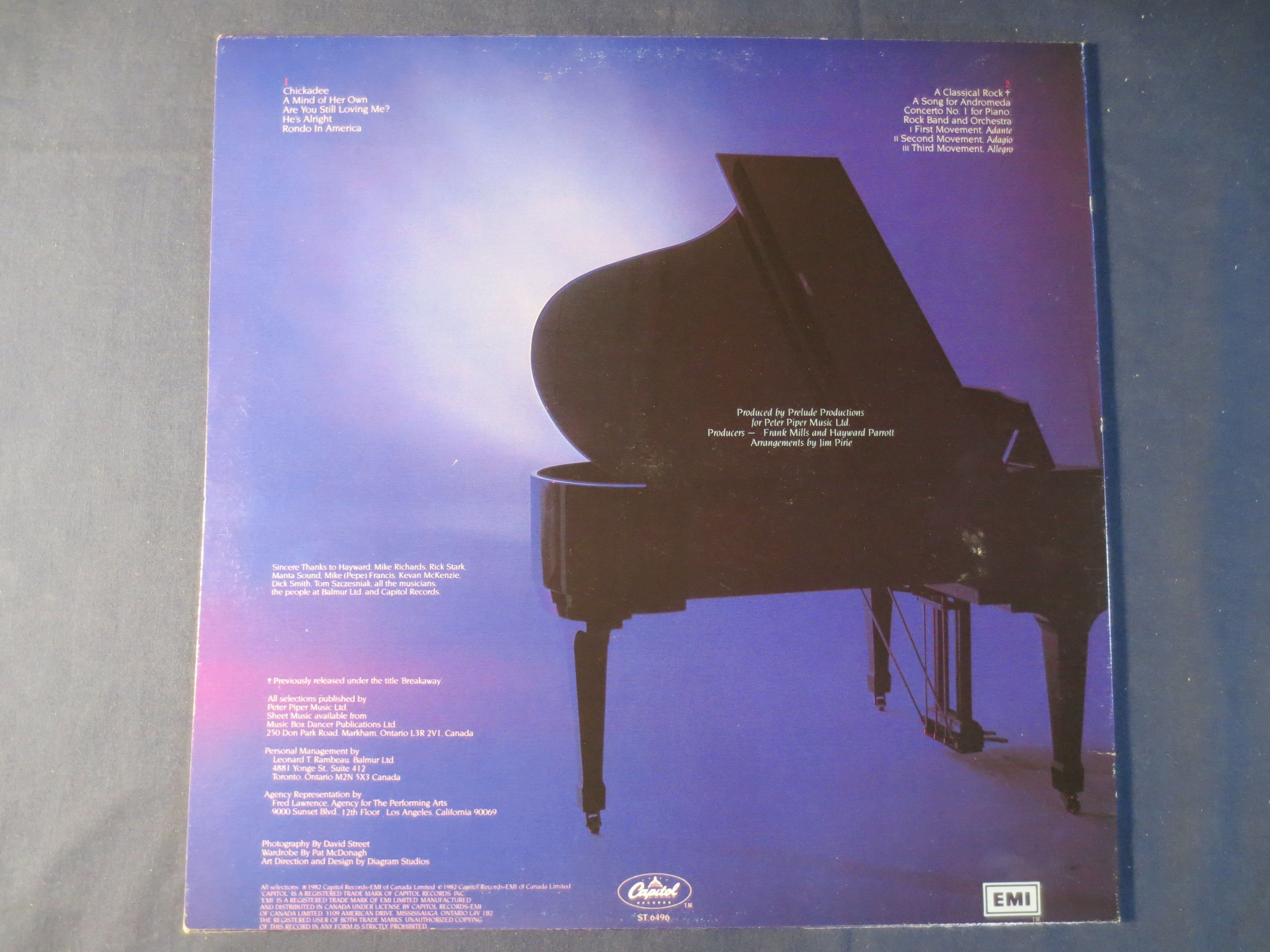 Frank Mills – Rondo (1982) Vinyl LP