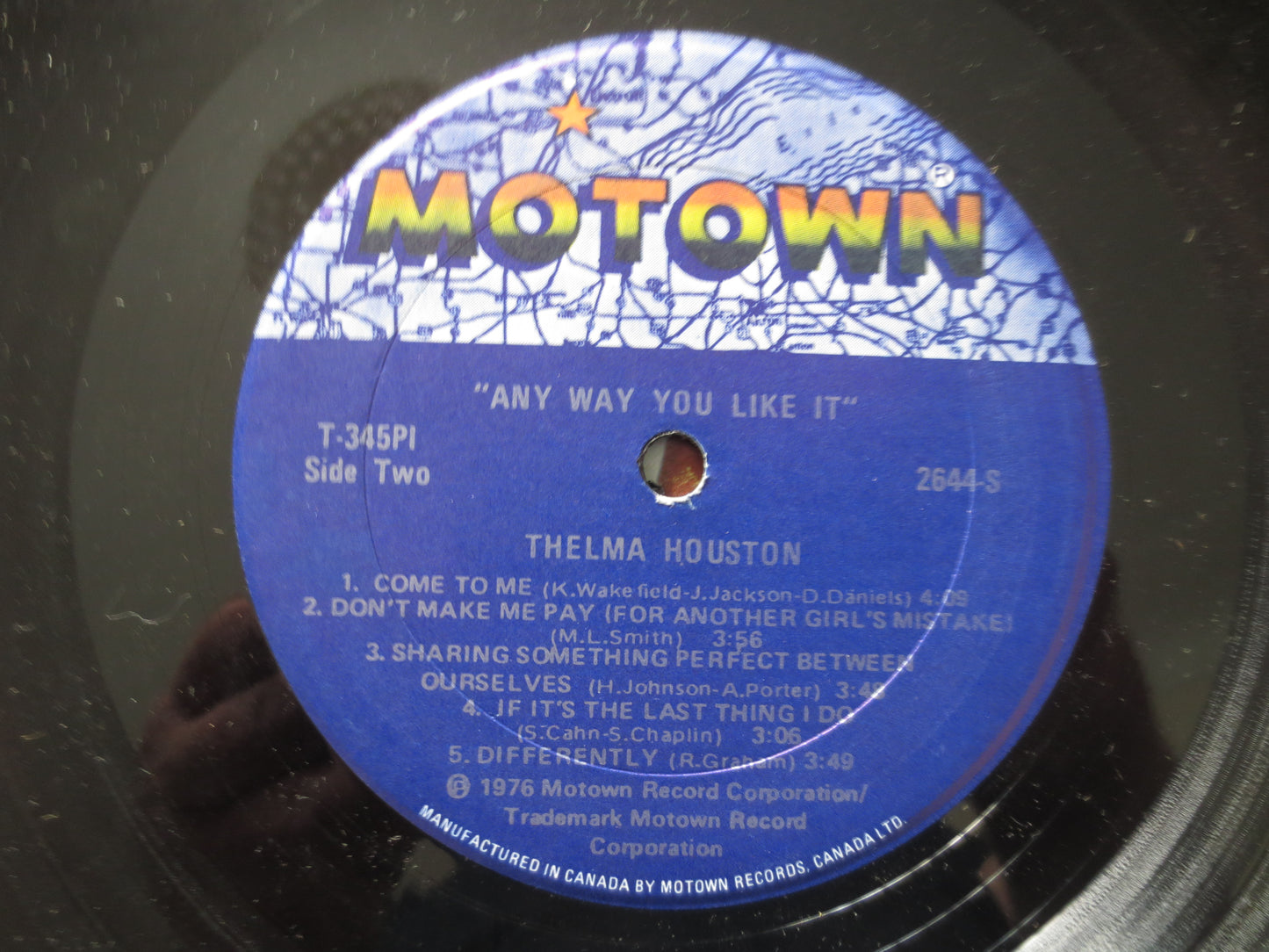 THELMA HOUSTON, Any Way You LIKE It, Thelma Houston Album, Thelma Houston Vinyl, Record Vinyl, Disco Vinyl, 1976 Records