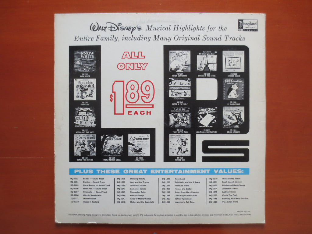 The Story of Hans Brinker – Disneyland Records (1963) Vinyl LP