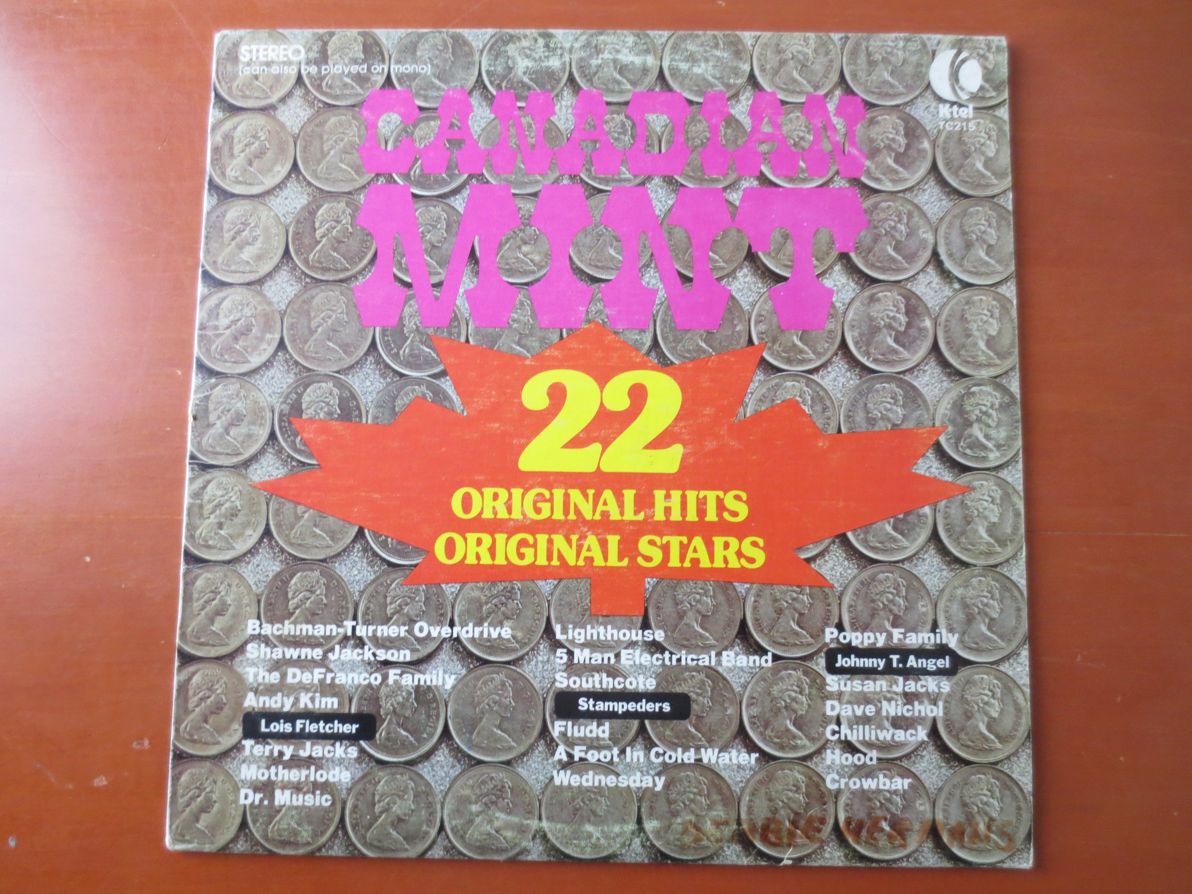K-Tel Records – Canadian Mint (1973) Vinyl LP