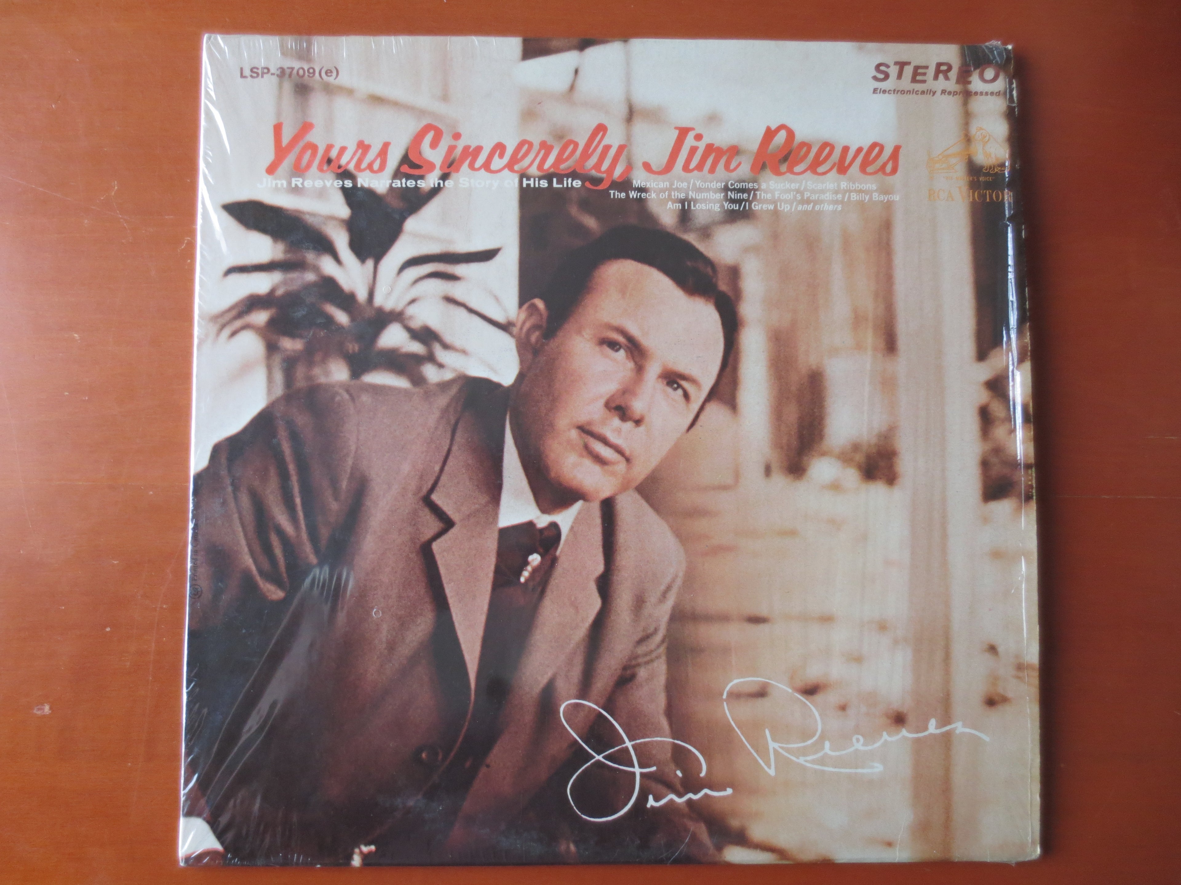 Jim Reeves – Yours Sincerely (1966) Vinyl LP