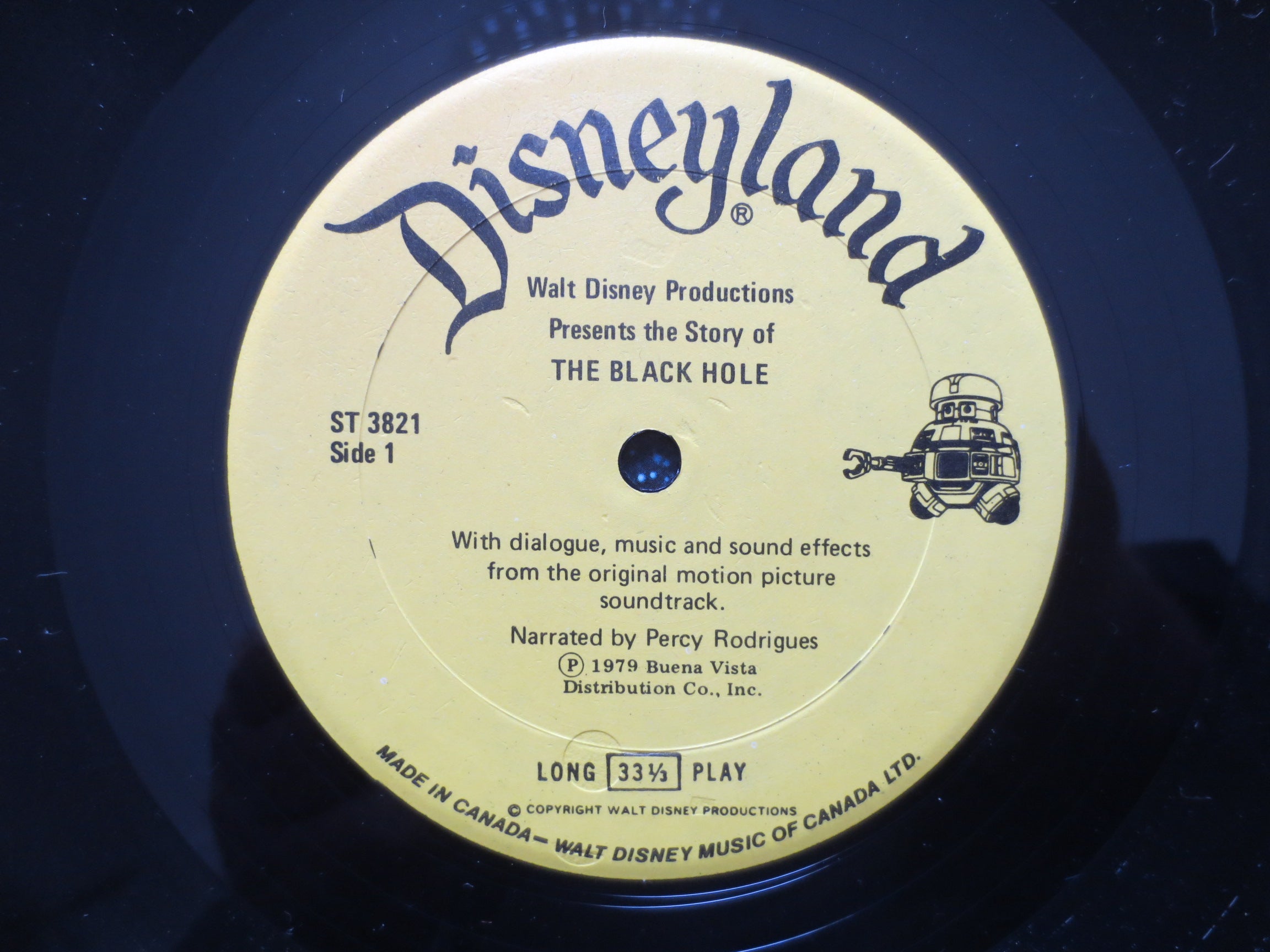 The Black Hole – Disneyland Records Original Soundtrack (1979) Vinyl LP