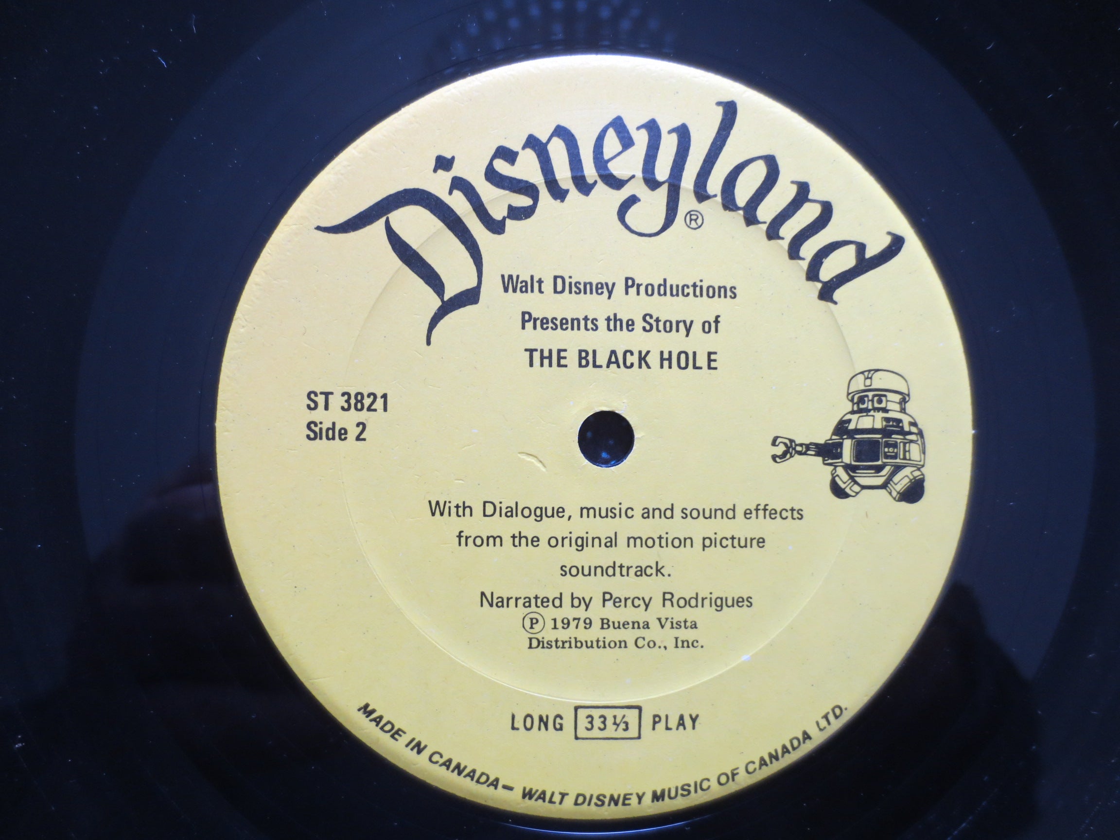 The Black Hole – Disneyland Records Original Soundtrack (1979) Vinyl LP