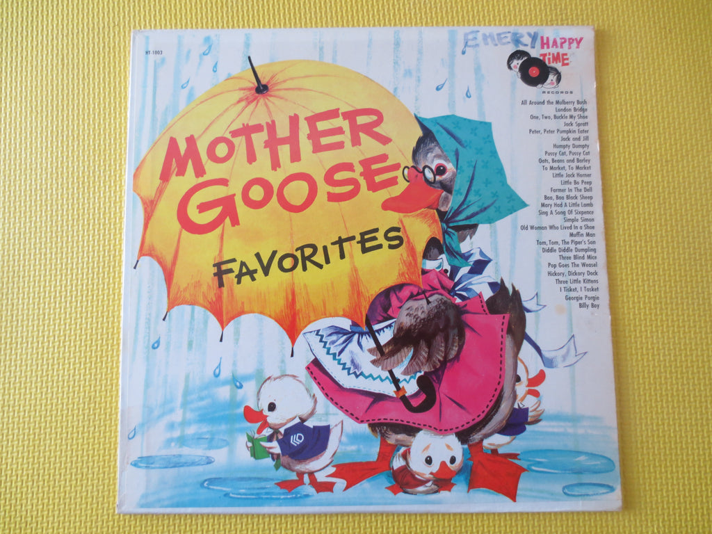 Mother Goose Favorites (Happy Time Records, 1962) Vinyl LP