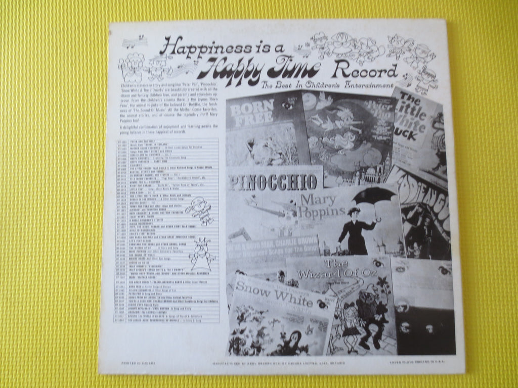 Mother Goose Favorites (Happy Time Records, 1962) Vinyl LP