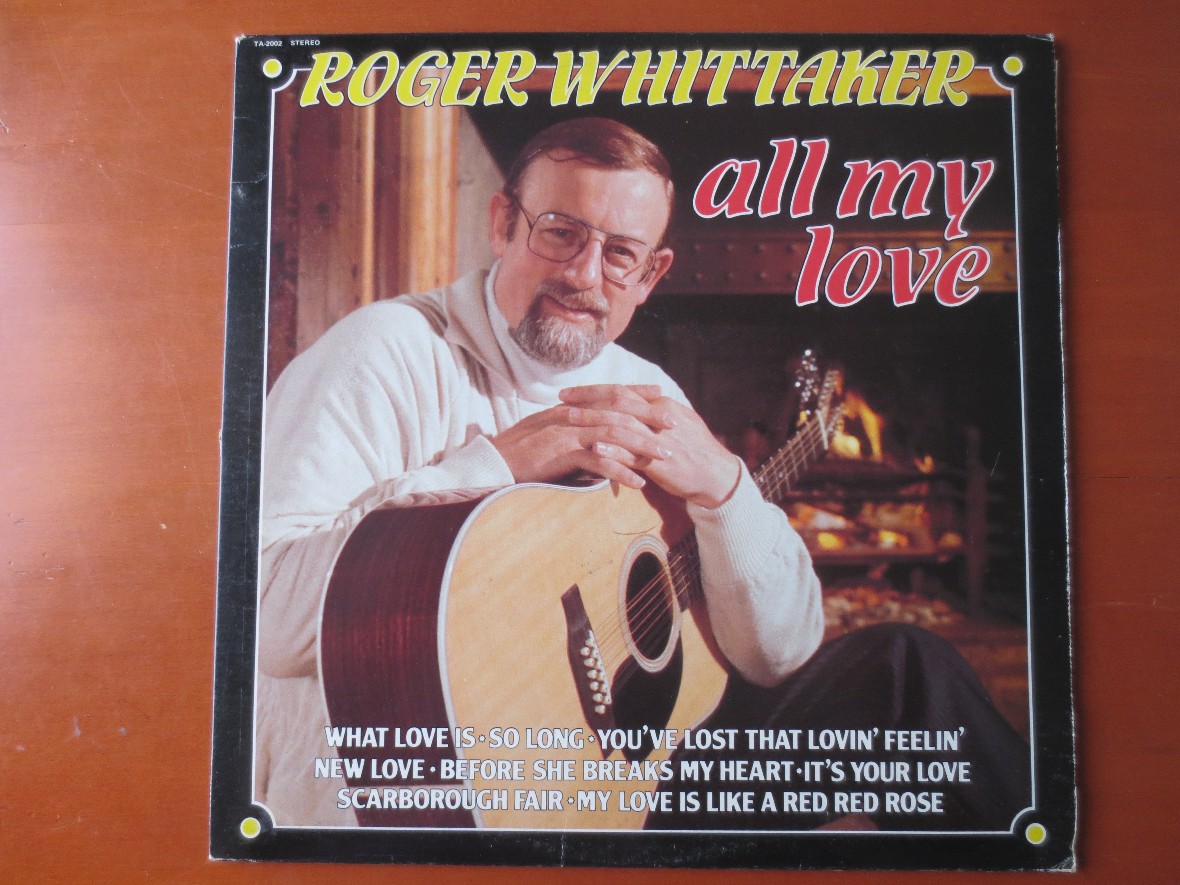Roger Whittaker – All My Love (1978) Vinyl LP