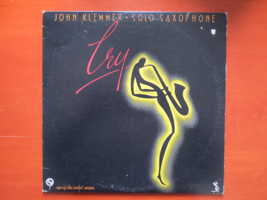 JOHN KLEMMER, CRY Album, John KlemmerRecord, John Klemmer Album, John Klemmer Vinyl, John Klemmer Lp, Vinyl, 1978 Records