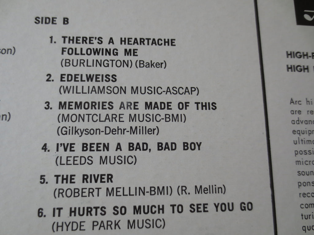 Release Me – Country Compilation (1967) Vinyl LP